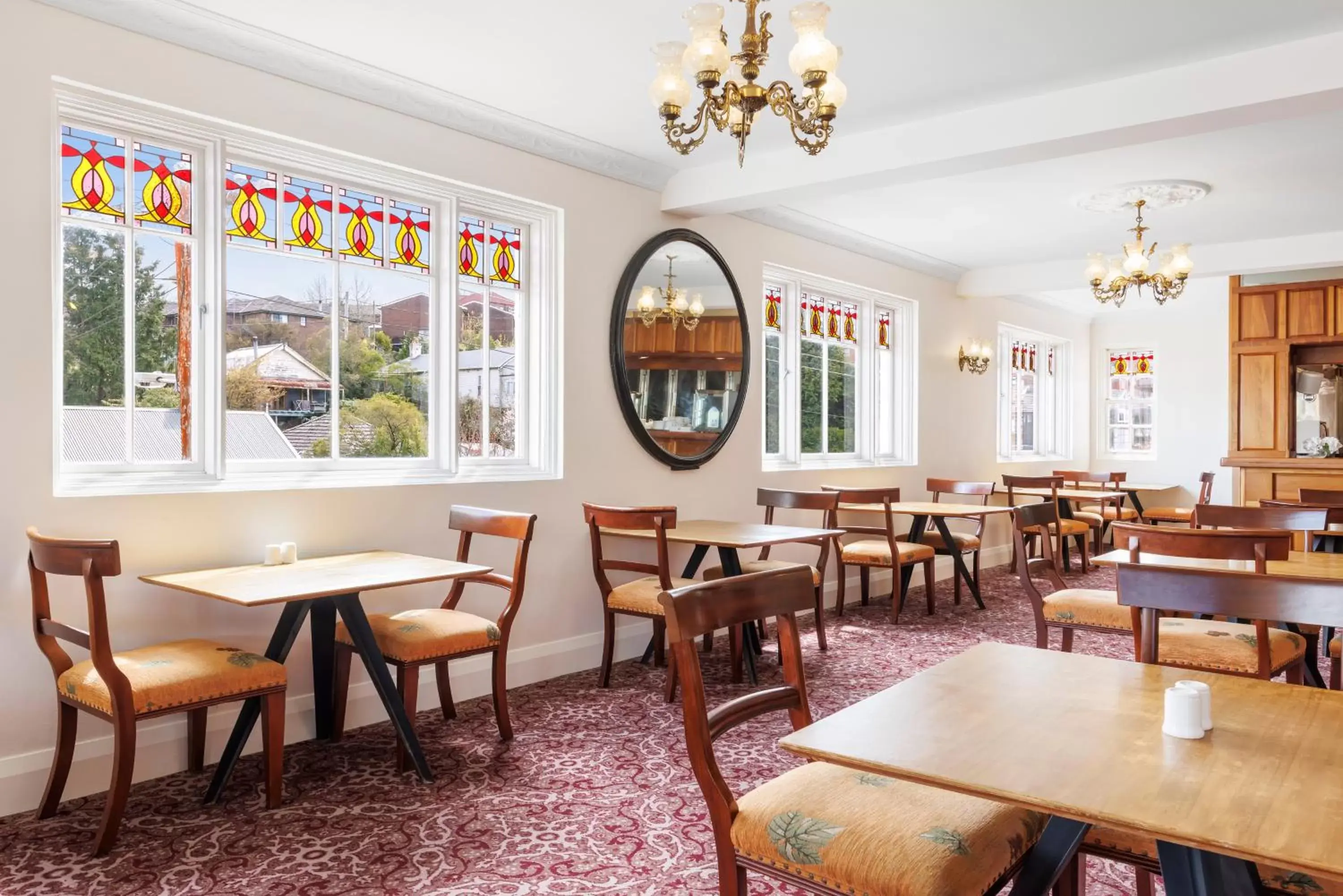 Breakfast, Restaurant/Places to Eat in Hotel Blue & Cottages Katoomba