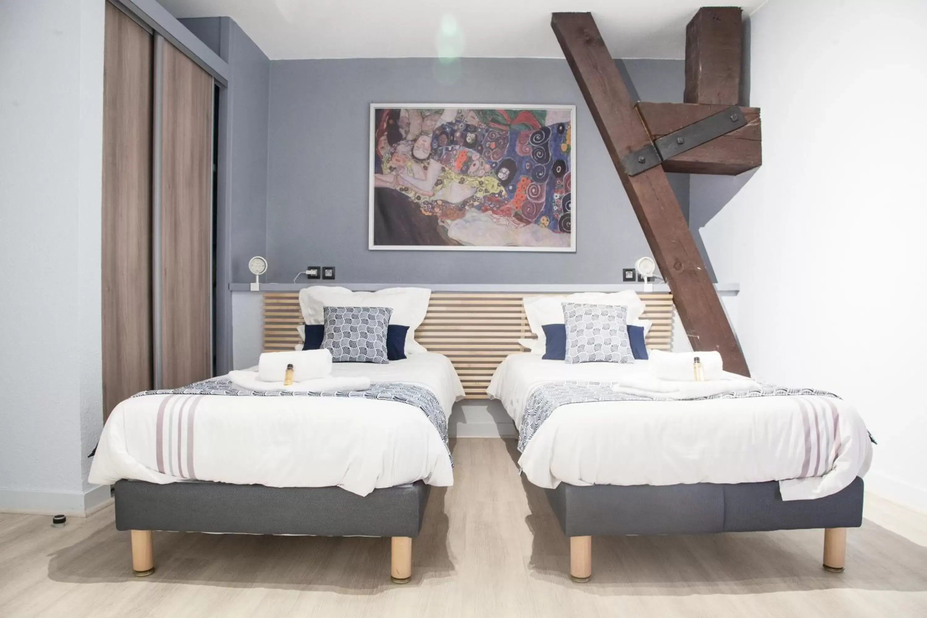 Bedroom, Bed in ULVF La Citadelle de Conflans