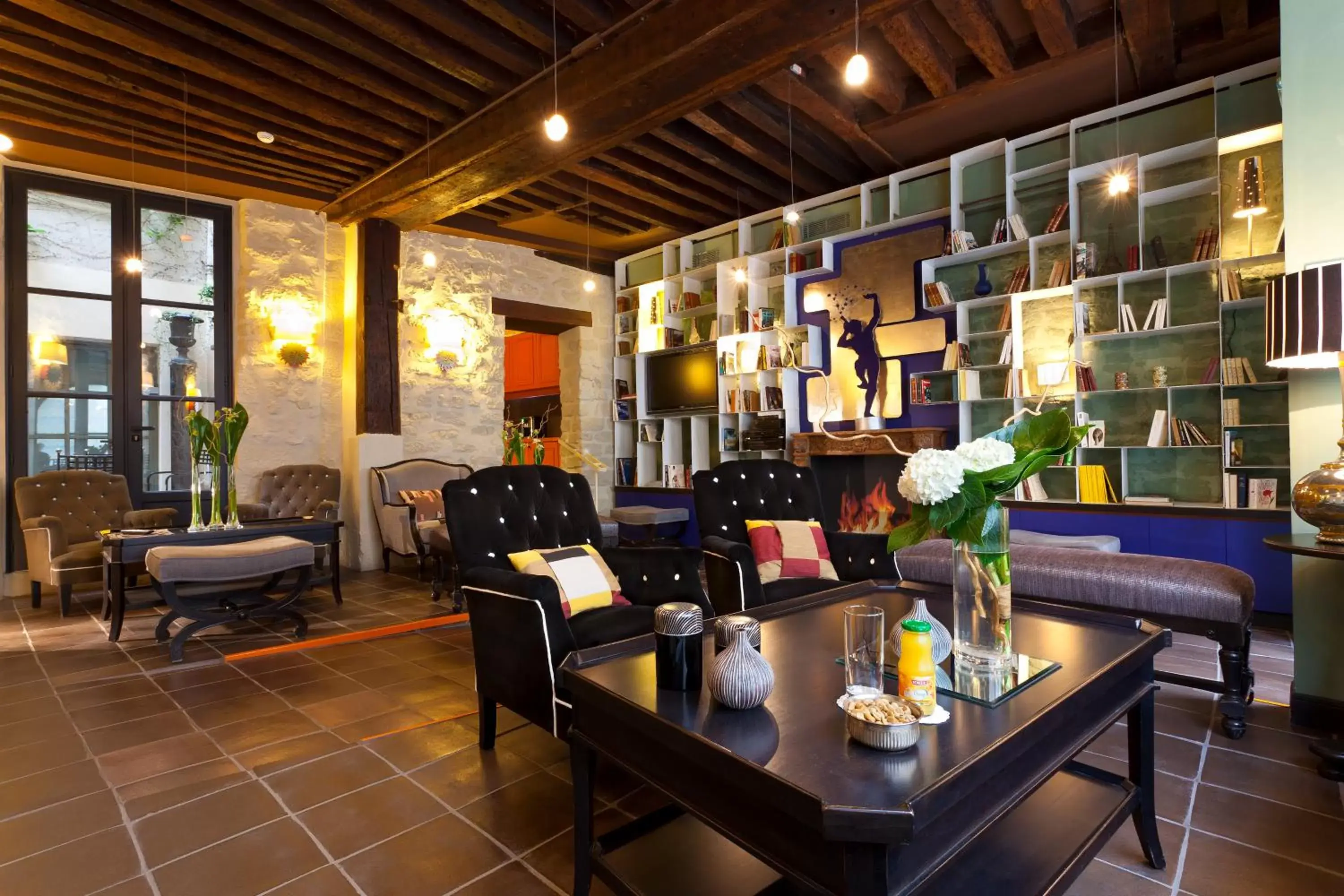 Lounge or bar in Hotel Fontaines du Luxembourg