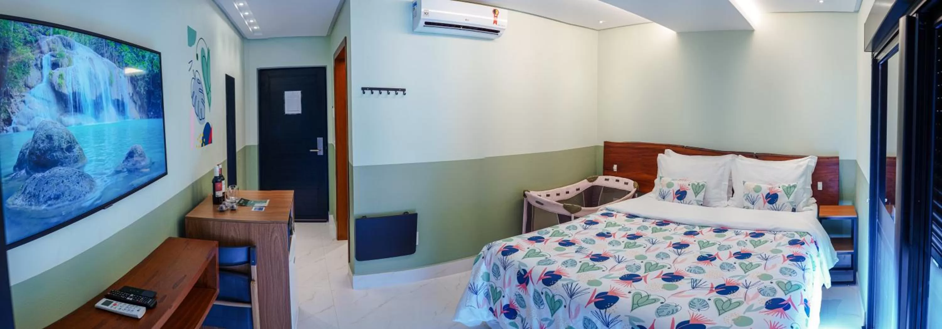 Bed in Pousada Flores do Carmo