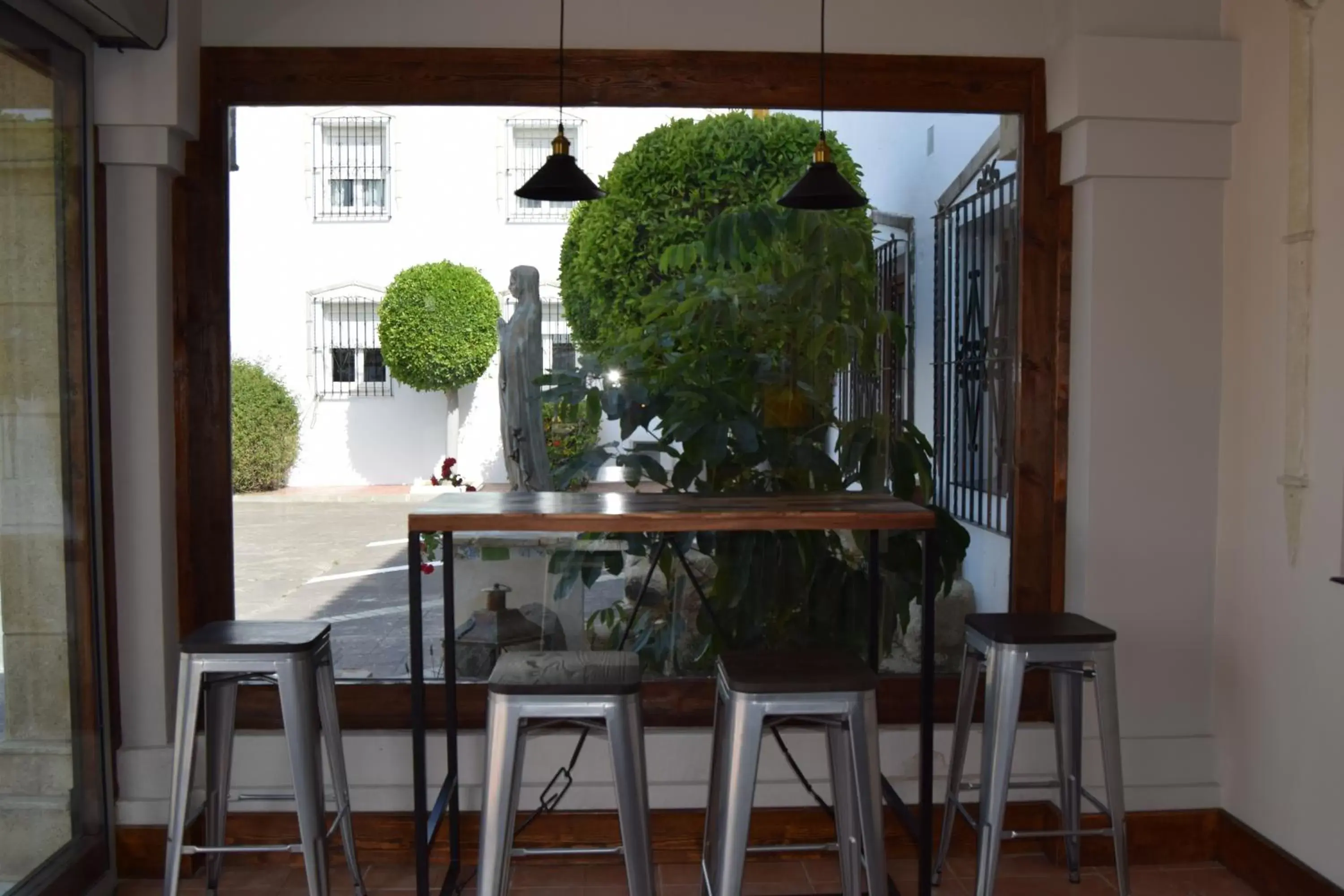 Inner courtyard view in Puerta de Algadir