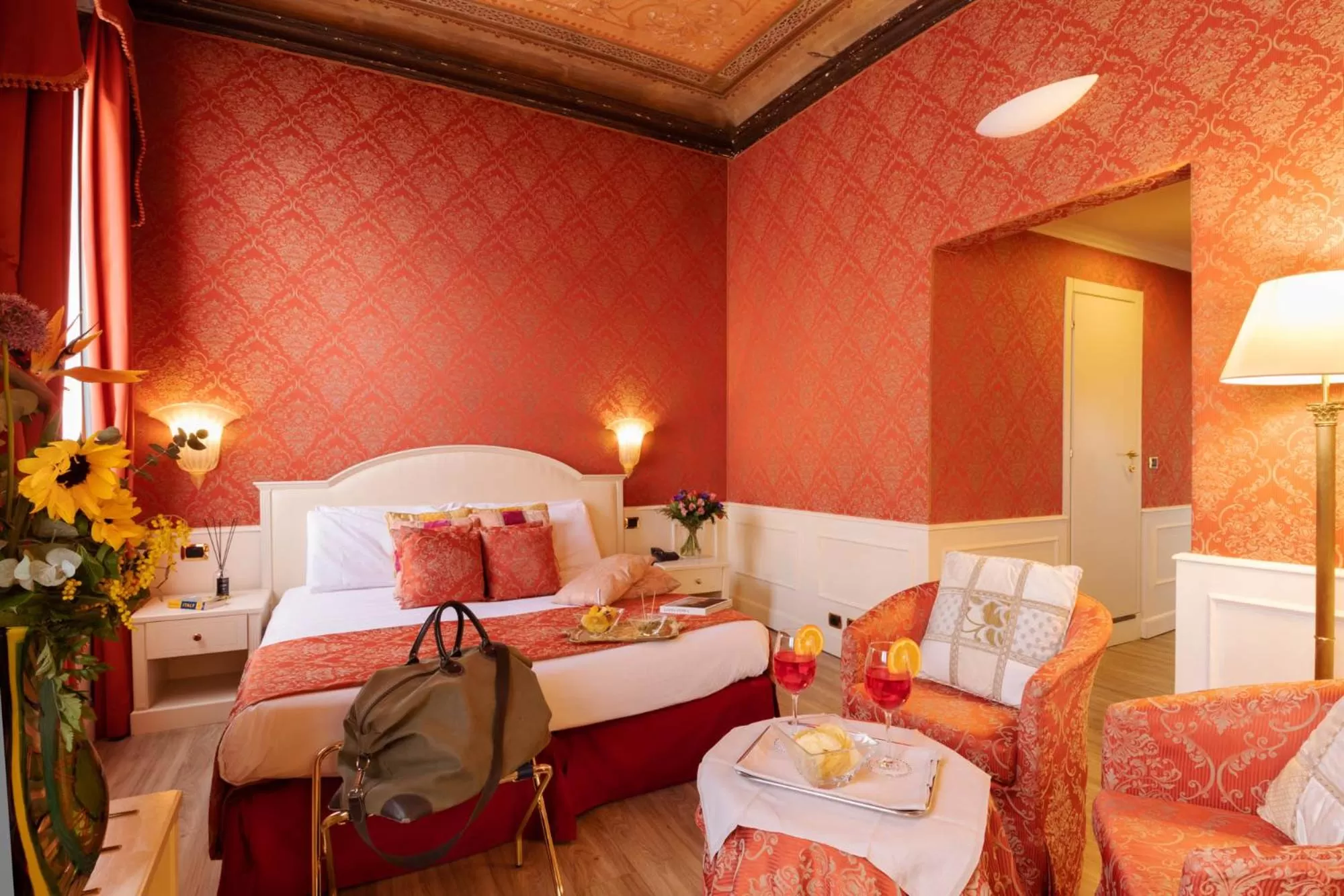 Bed in Duodo Palace Hotel