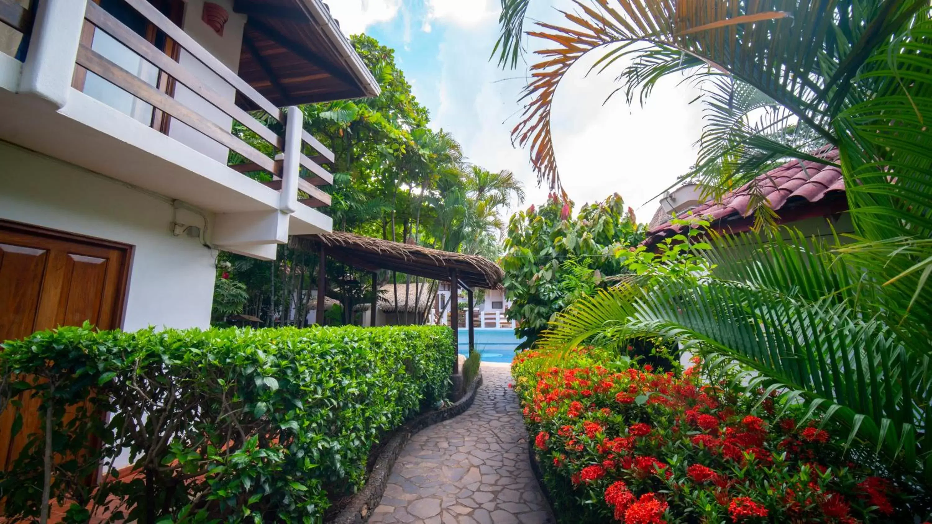 Garden, Property Building in Hotel Luna Llena