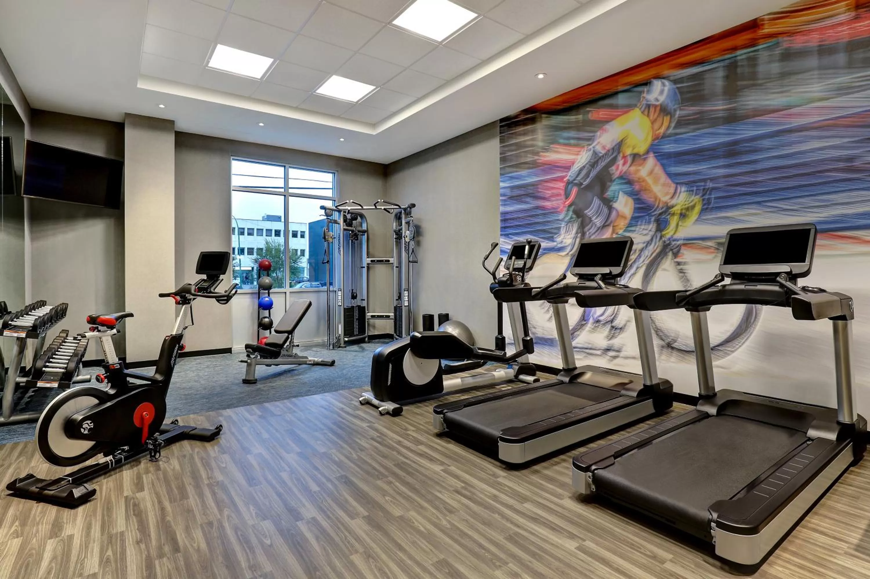 Fitness centre/facilities in Hyatt Place Prince George