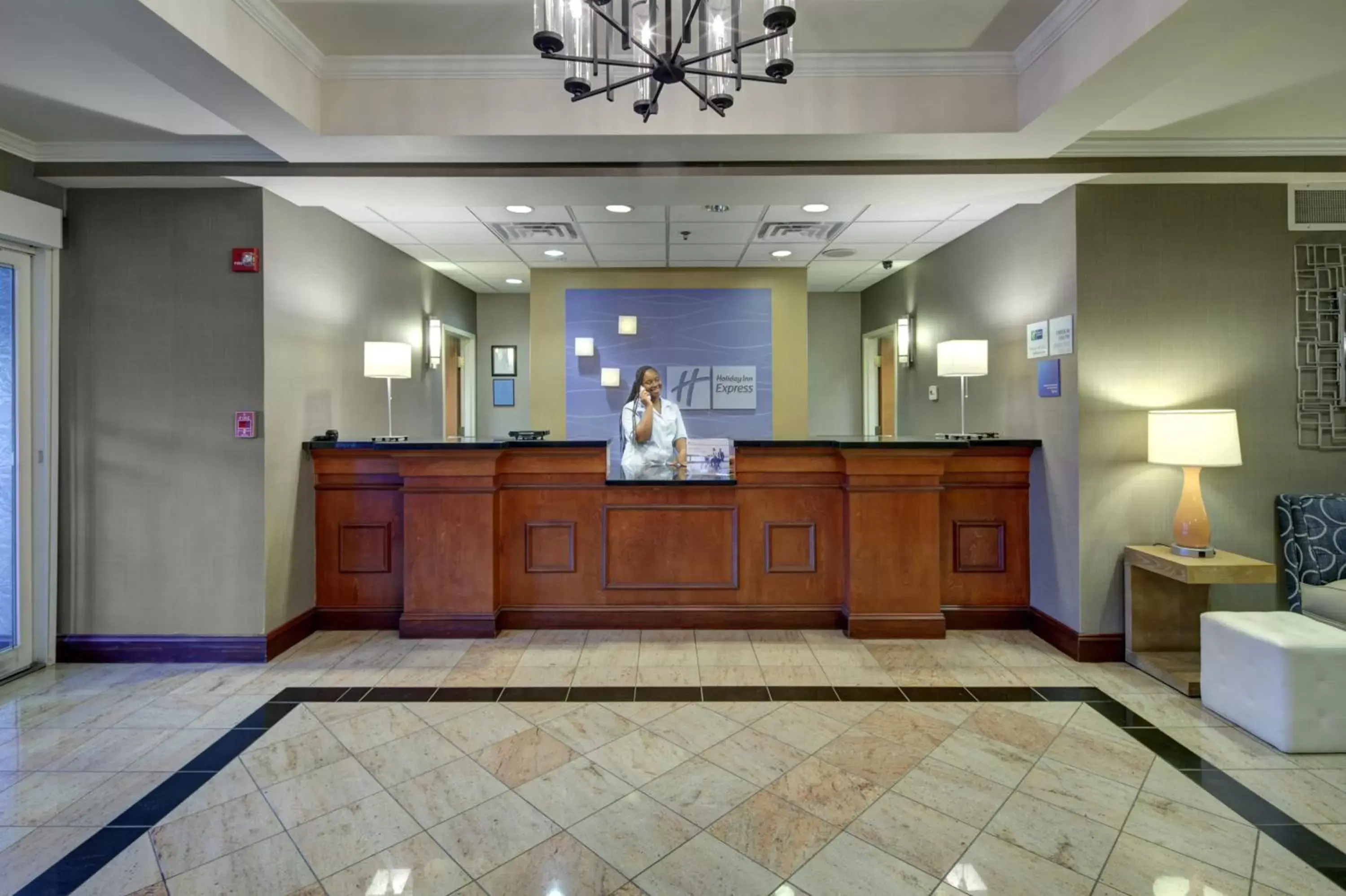 Property building, Lobby/Reception in Holiday Inn Express Hotel & Suites Emporia, an IHG Hotel