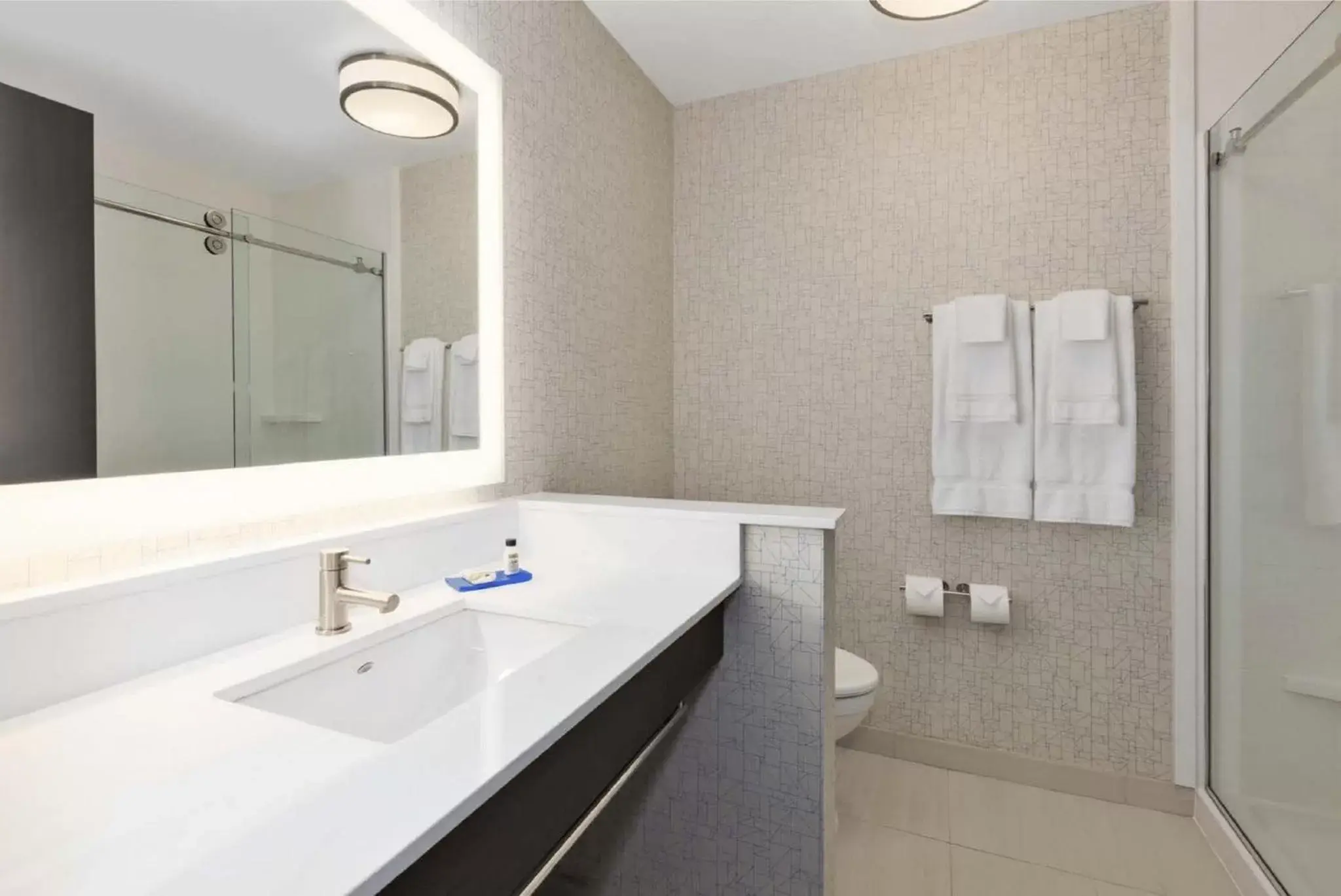 Bathroom in Holiday Inn Express & Suites Jersey City - Holland Tunnel, an IHG Hotel