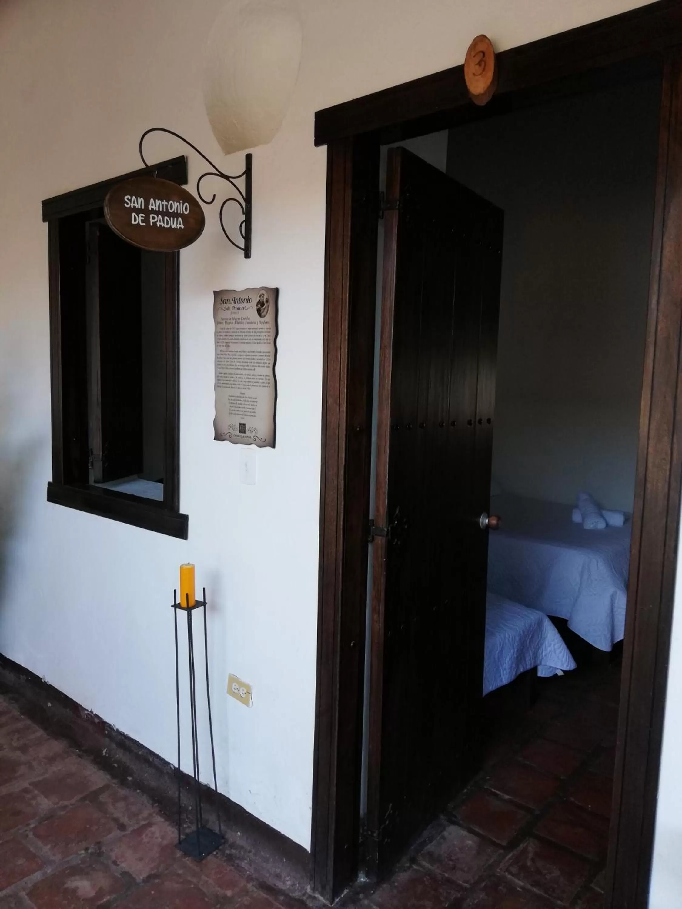 Bed in Hotel Casa Claustro De Zapatoca