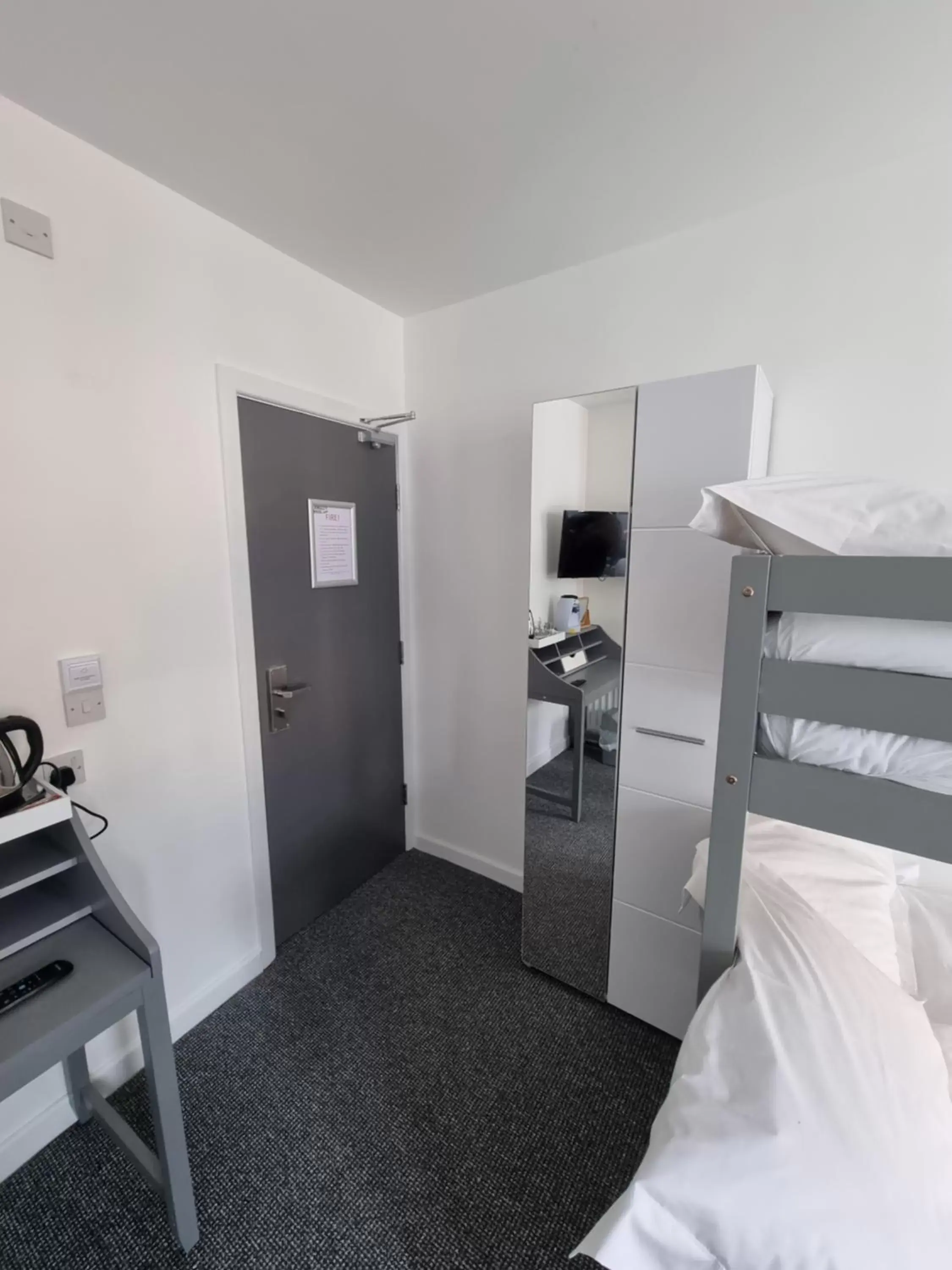 wardrobe, Bathroom in Langley House Hotel