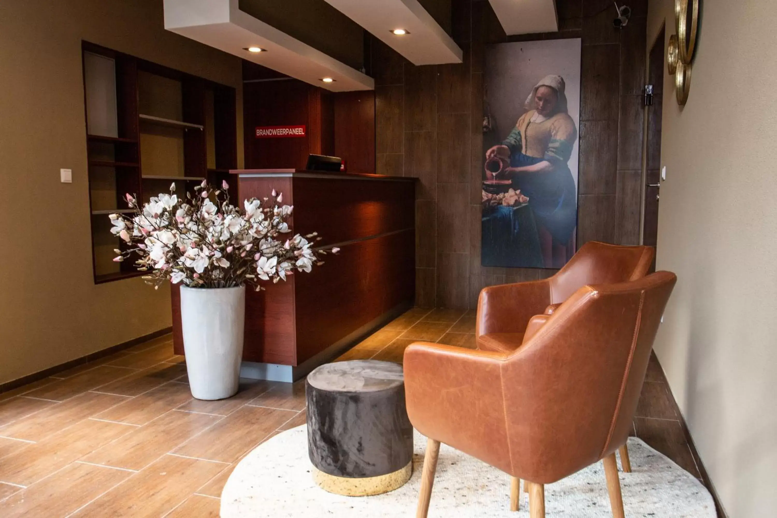 Lobby/Reception in Golden Zaan Hotel, Zaandam-Amsterdam