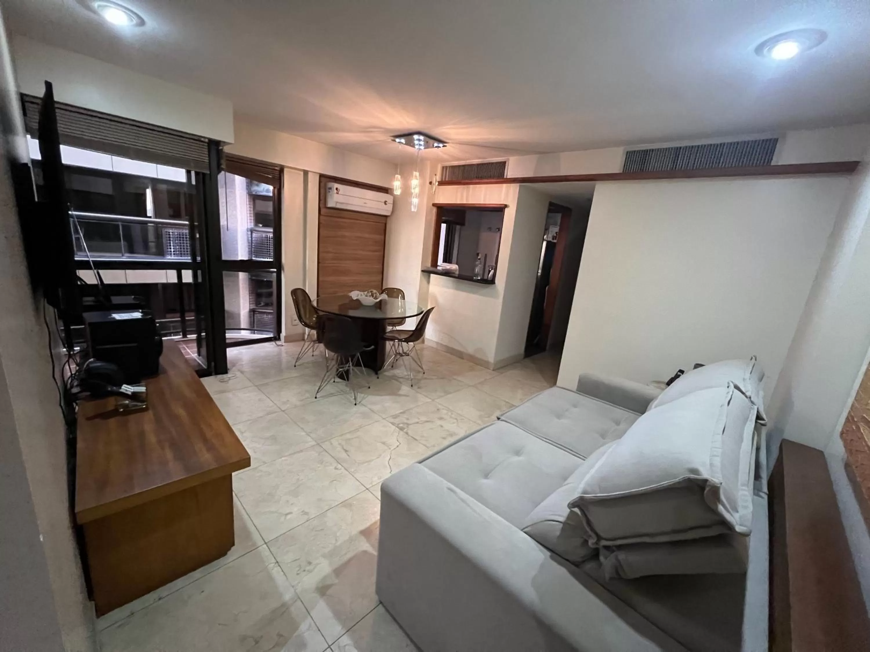 Seating Area in Flat Ipanema - Vieira Souto 500