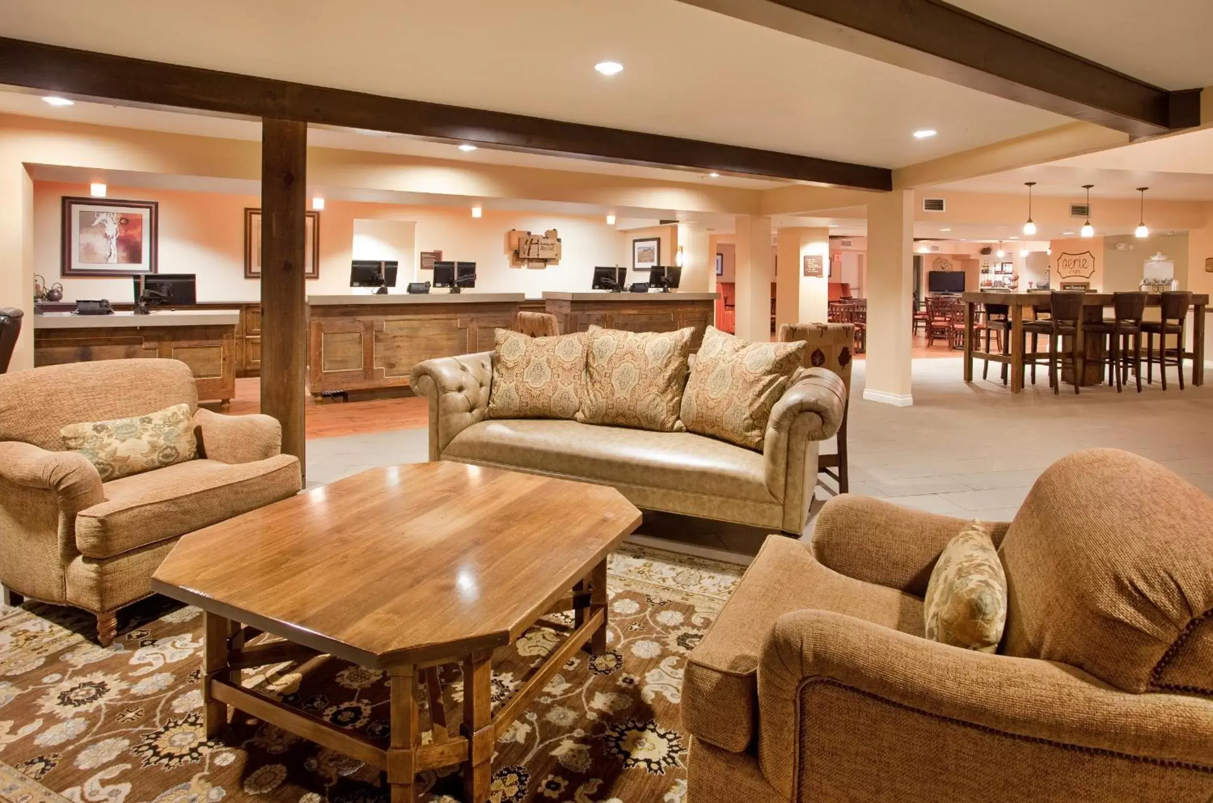 Lobby or reception in The Lodge at Eagle Crest Lobby or reception in The Lodge at Eagle Crest