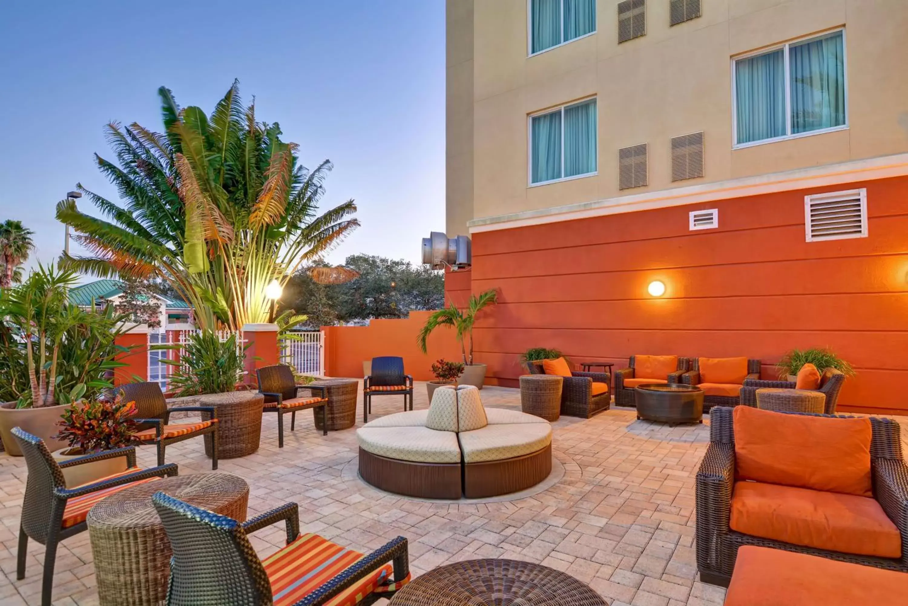 Patio in Hilton Garden Inn Tampa Northwest/Oldsmar