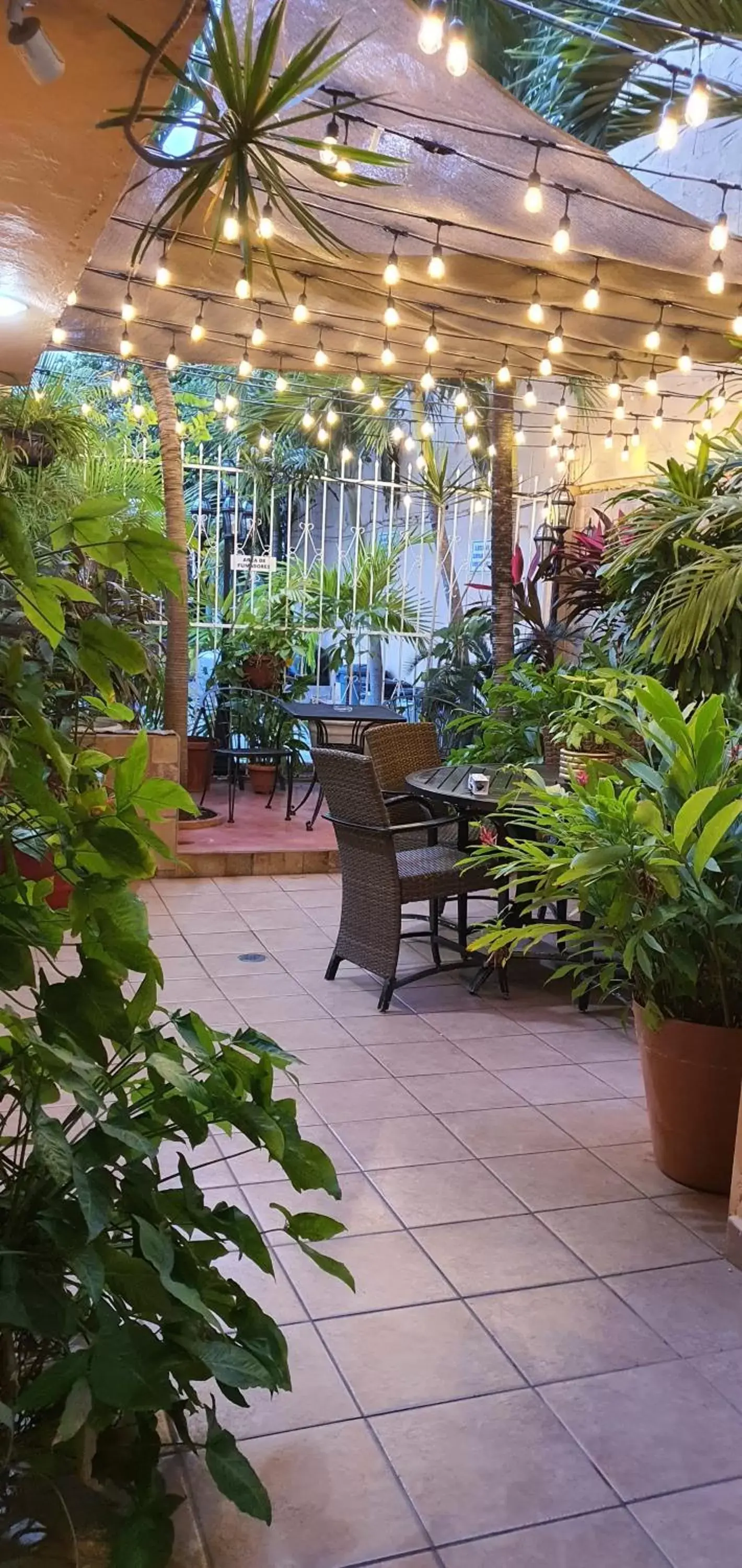 Garden in Hotel posada MARCAS