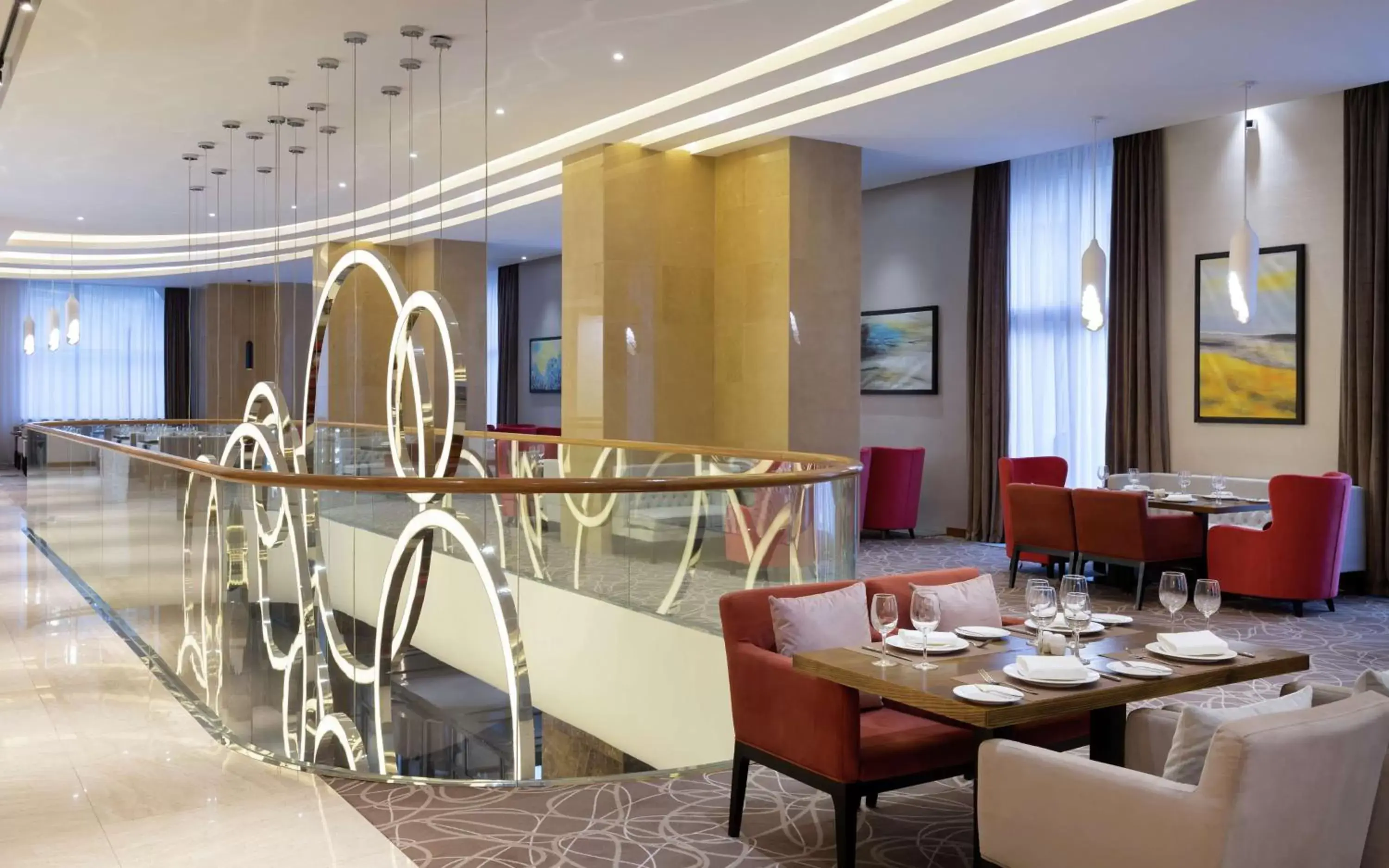 Dining area, Restaurant/Places to Eat in DoubleTree by Hilton Almaty