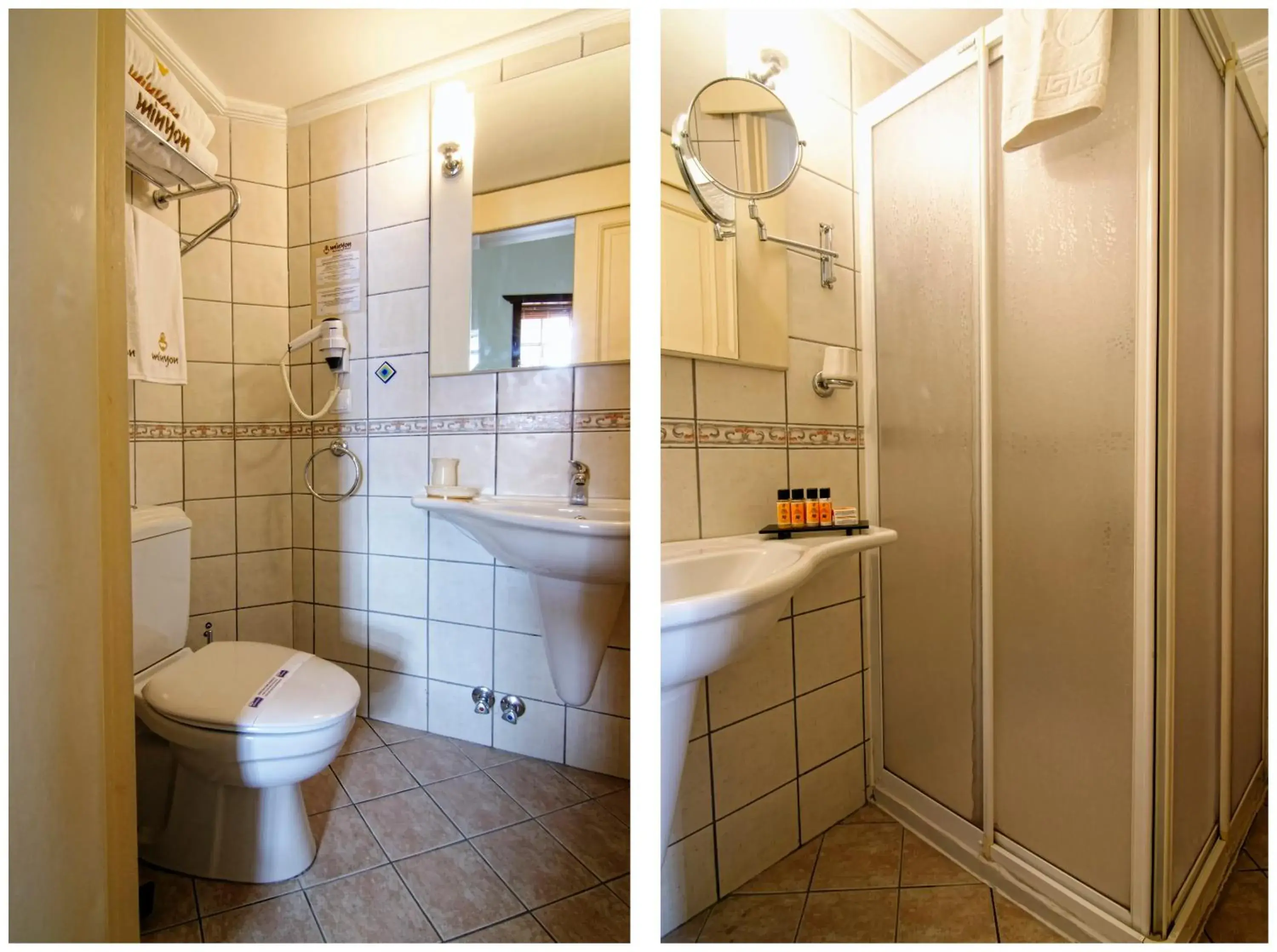 Bathroom in Minyon Hotel Bathroom in Minyon Hotel