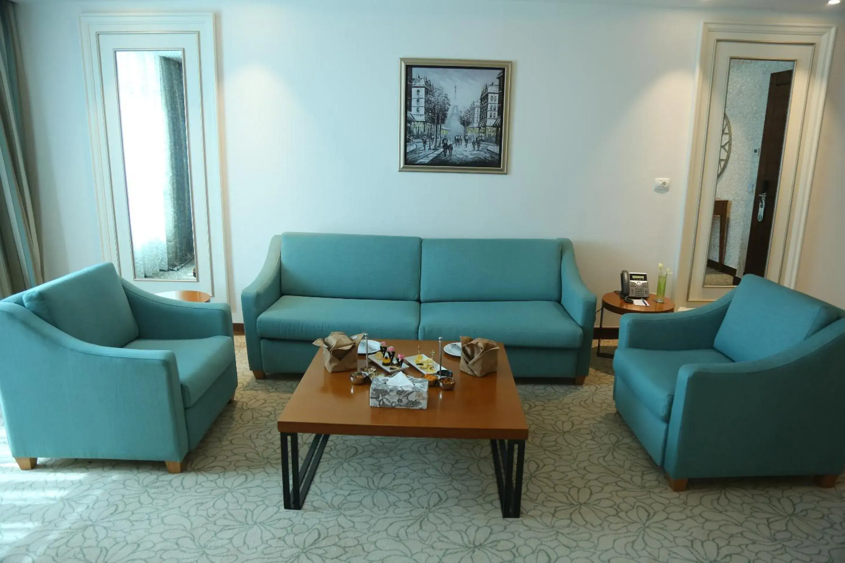Living room, Seating Area in Tolip Golden Plaza