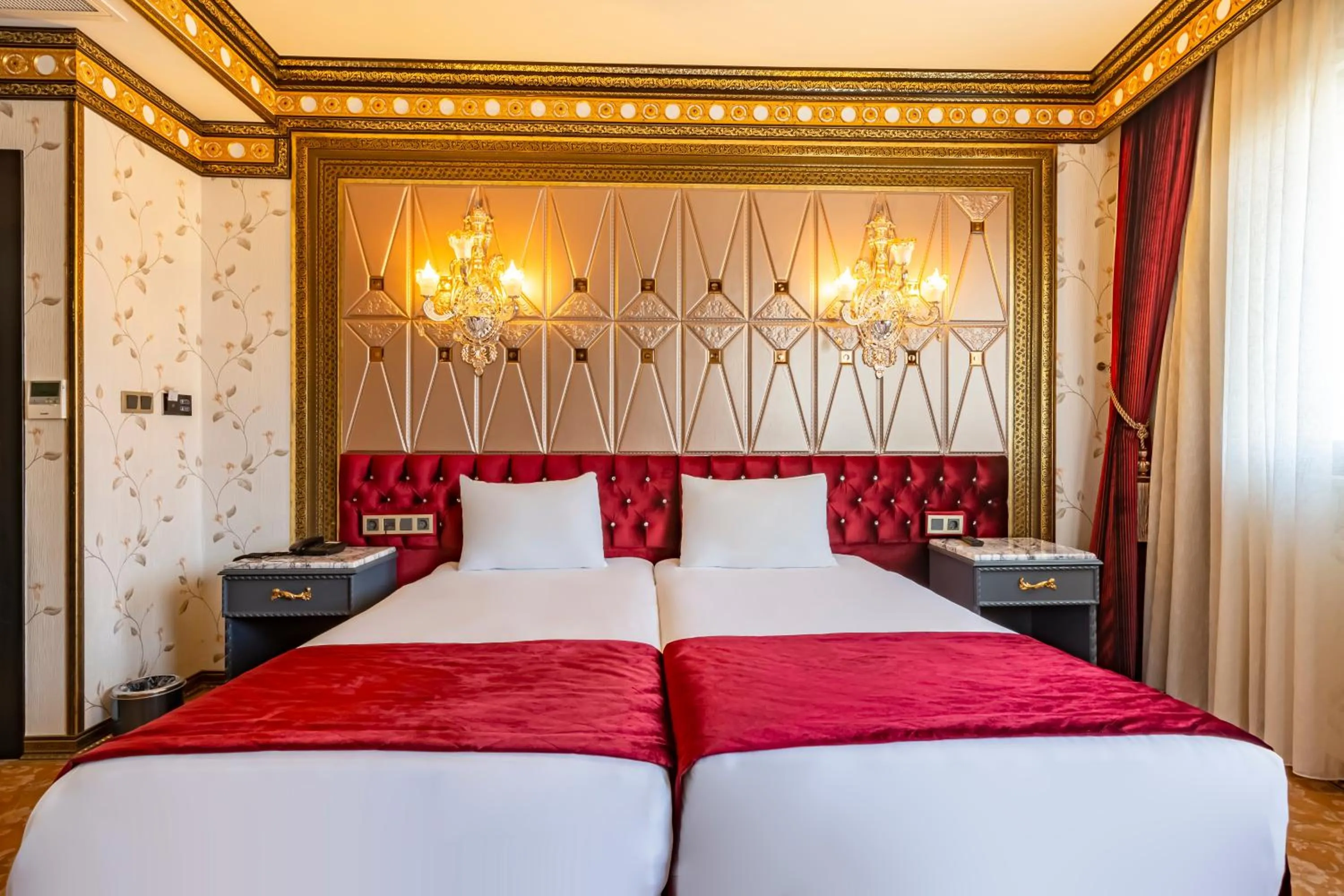 Bed in Laleli Blue Marmaray Hotel