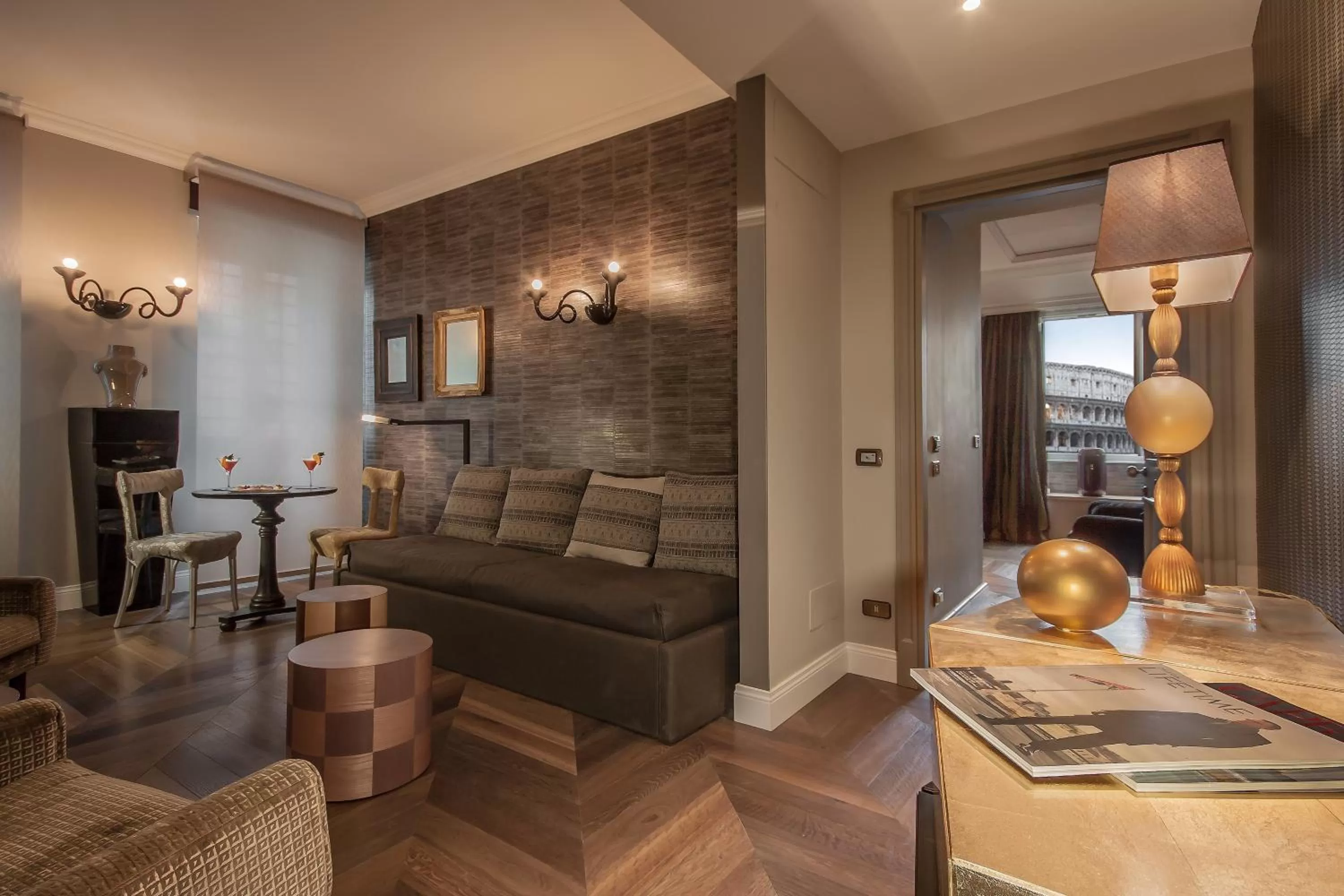 Seating area in Hotel Palazzo Manfredi – Small Luxury Hotels of the World