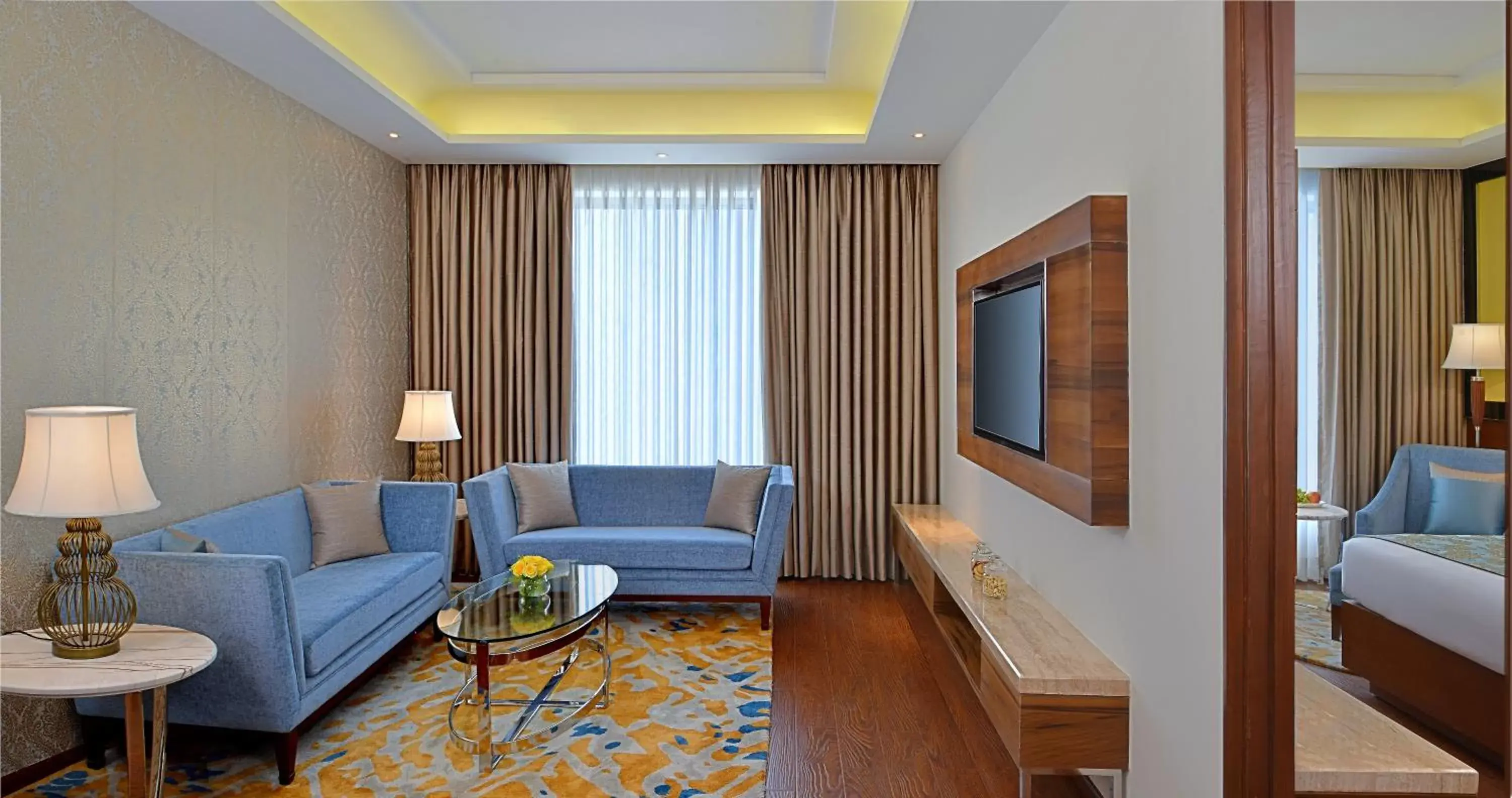 Living room, Seating Area in Radisson Gwalior