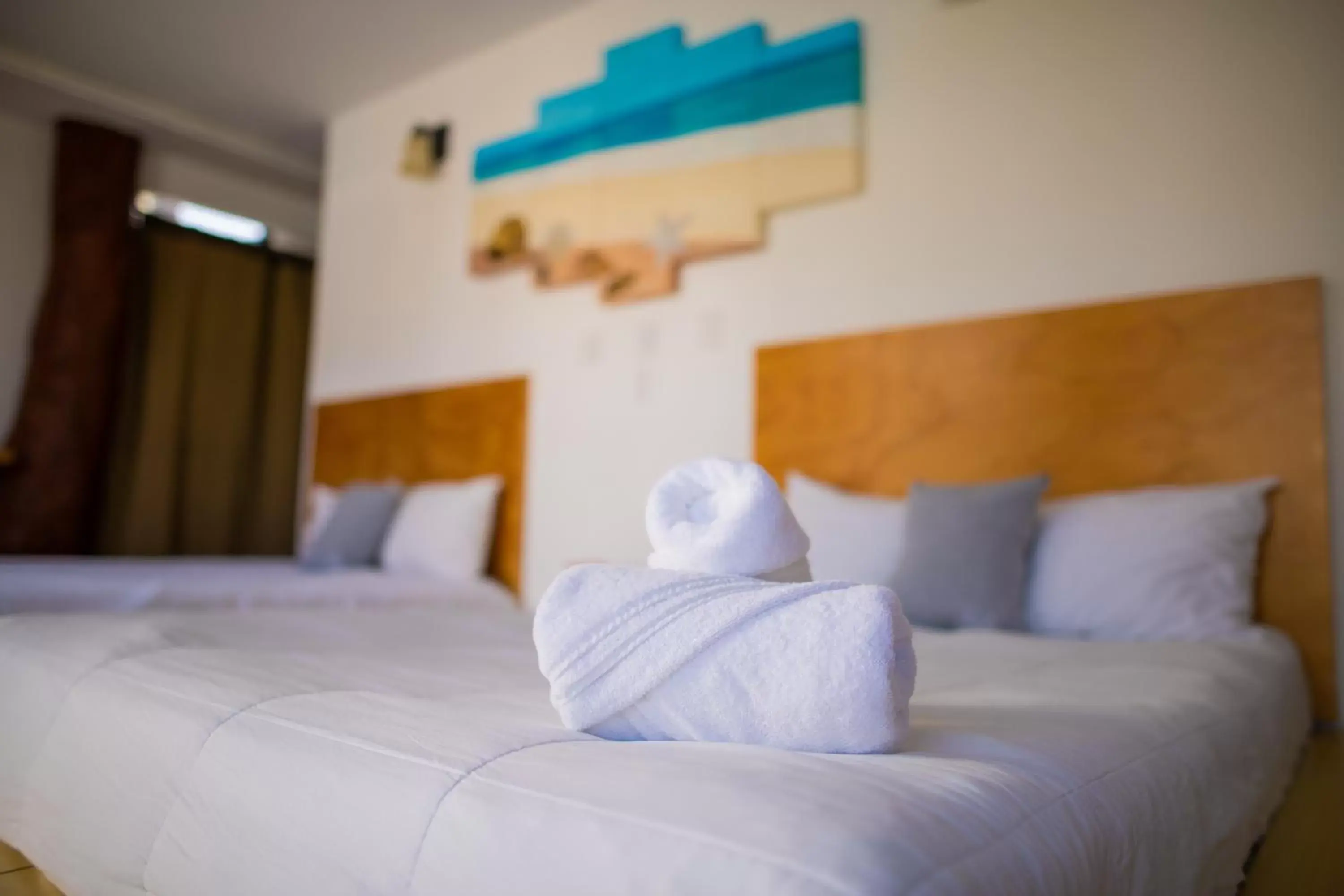 Bed in HOTEL & BEACH CLUB OJO DE AGUA