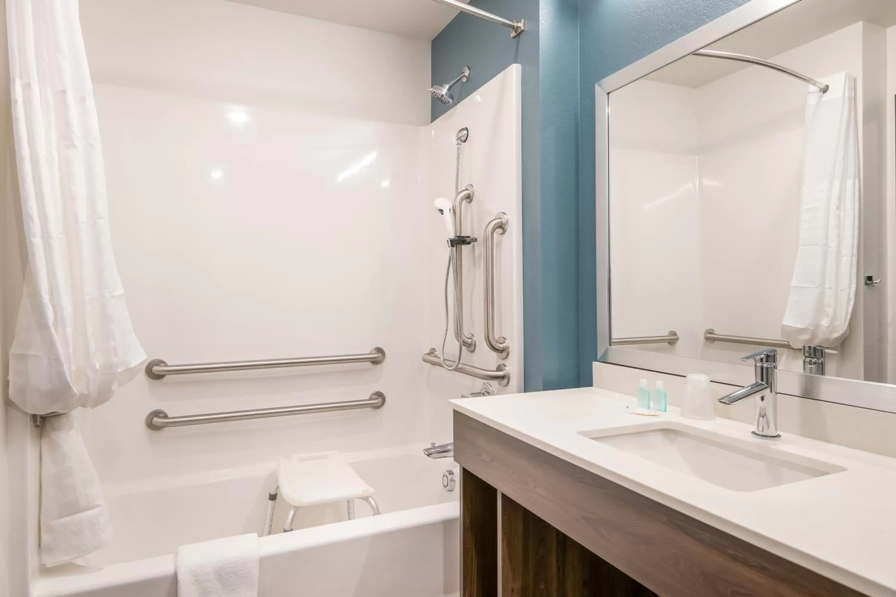 Bathroom in WoodSpring Suites Broomfield-Westminster