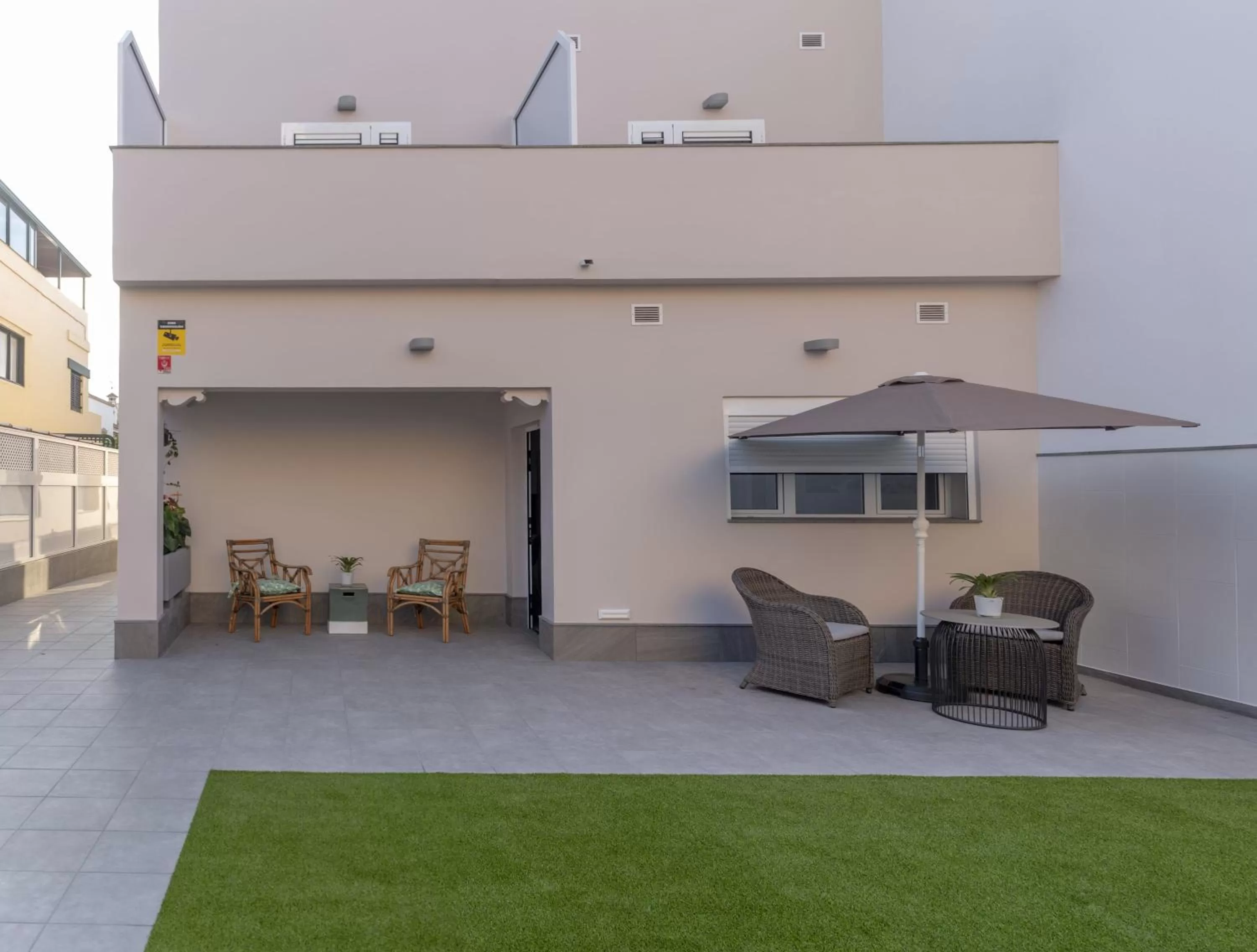 Patio in La Palmera Hotel Boutique