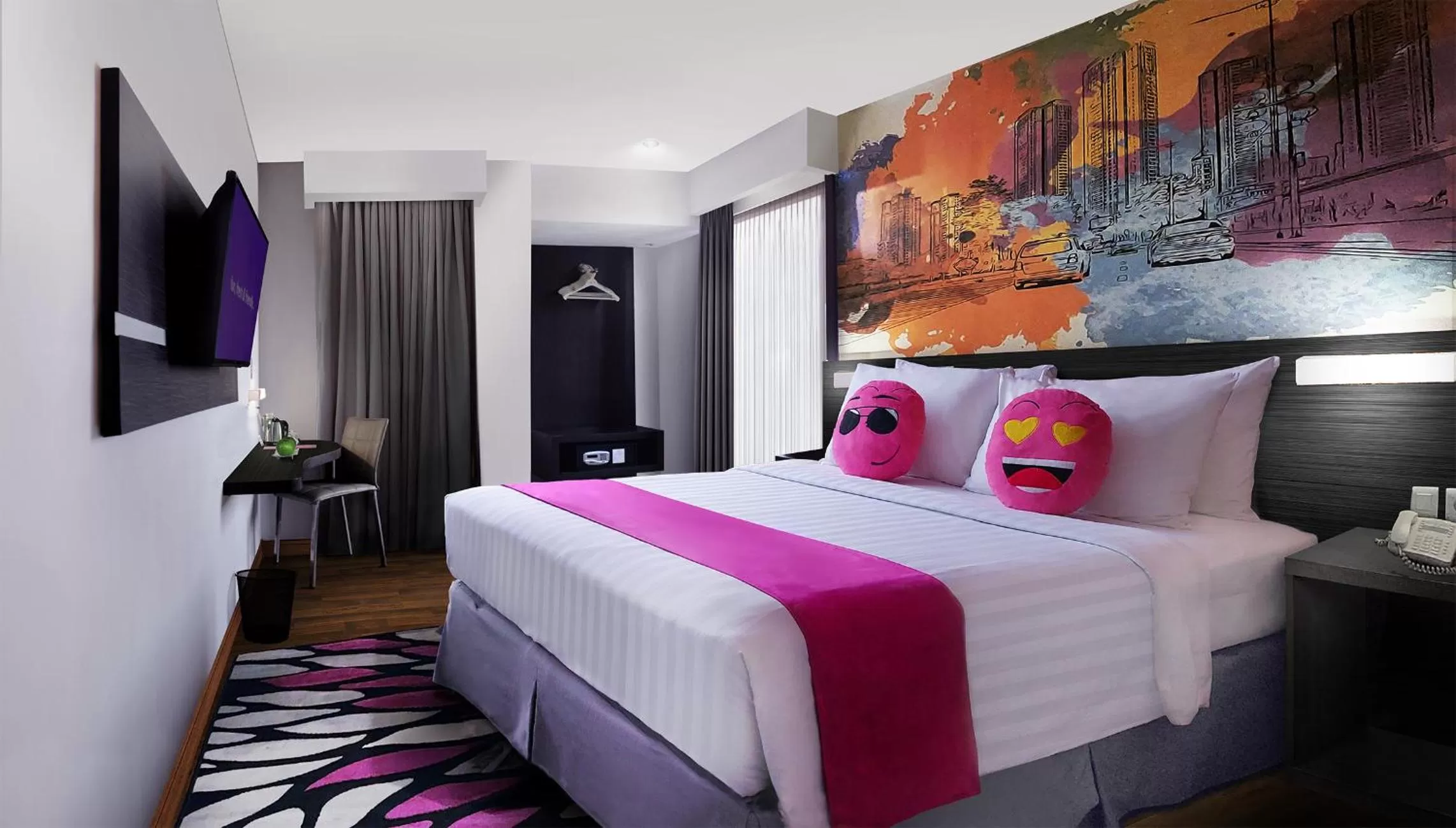 Bedroom, Bed in favehotel Graha Agung Surabaya