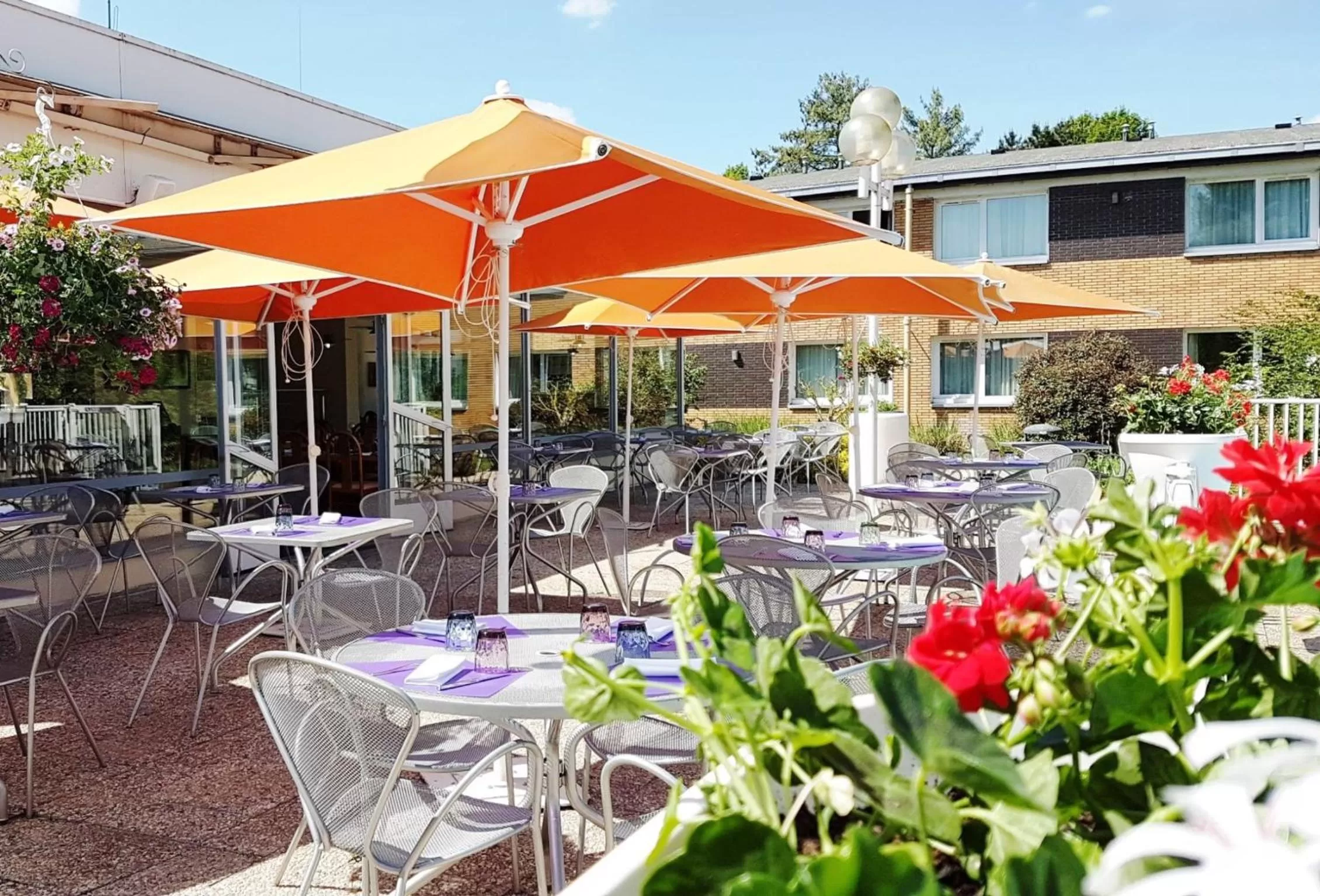 Patio in Novotel Metz Amnéville