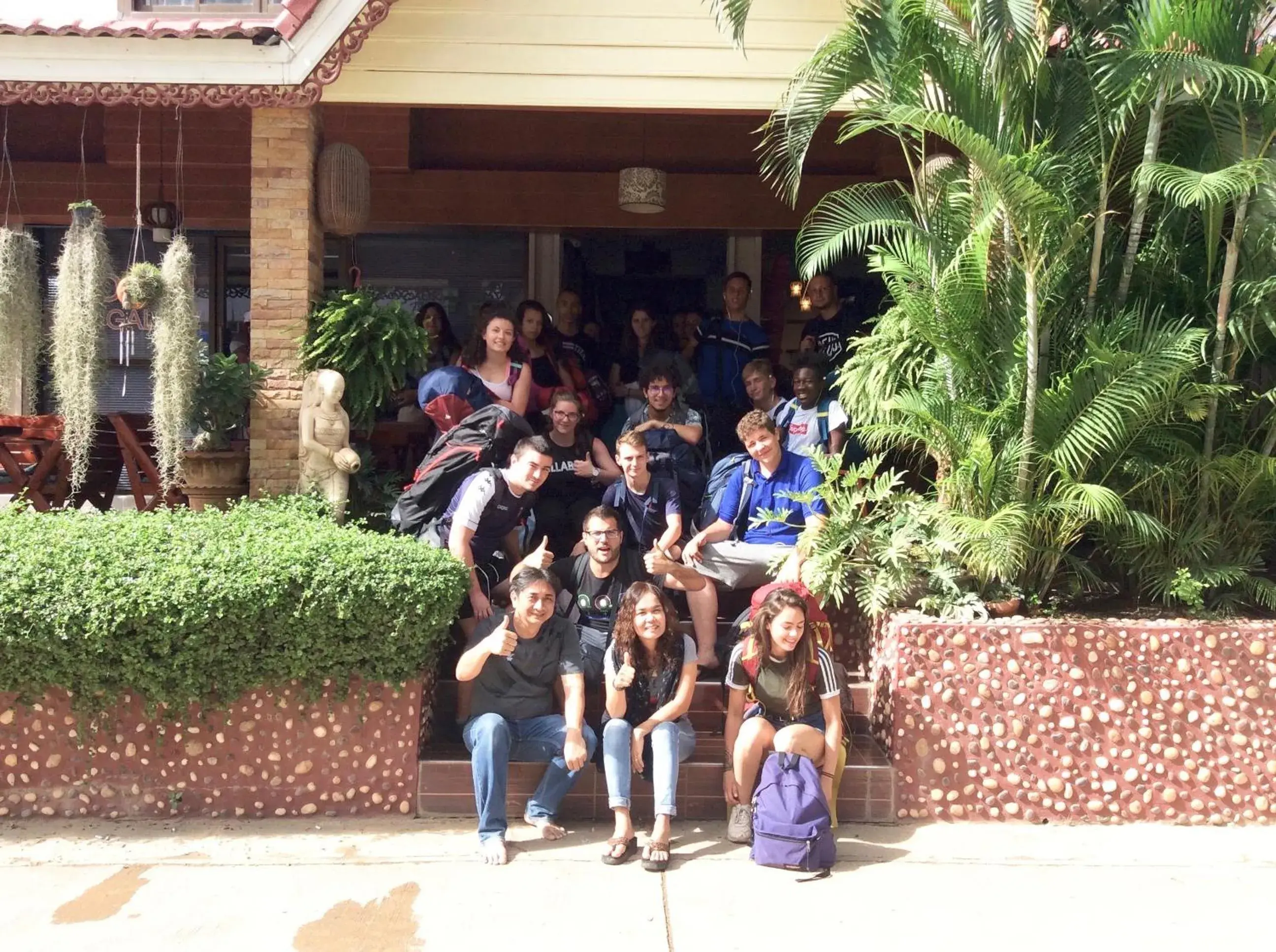 group of guests in TR Guesthouse