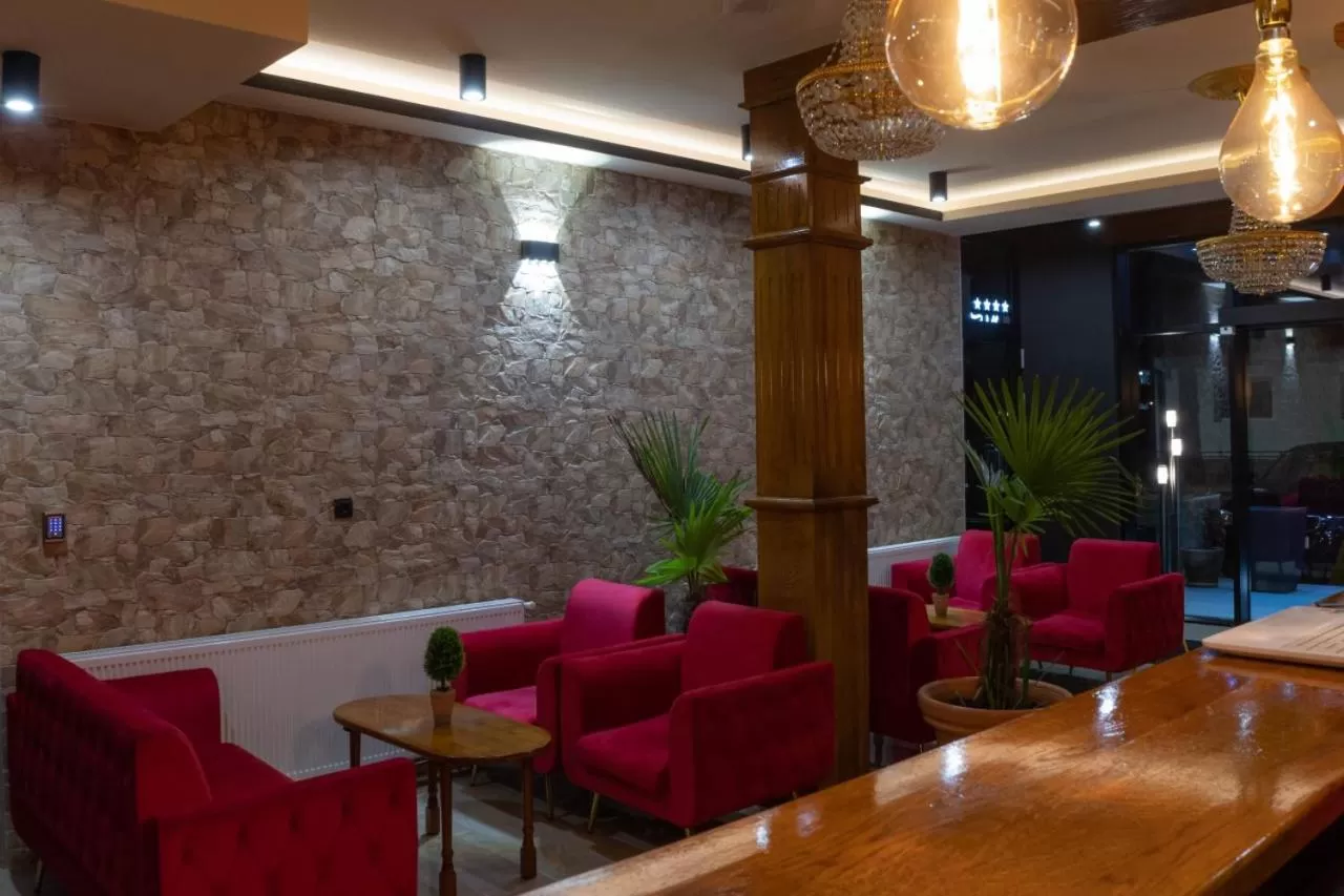 Seating area in HOTEL Villa Grande