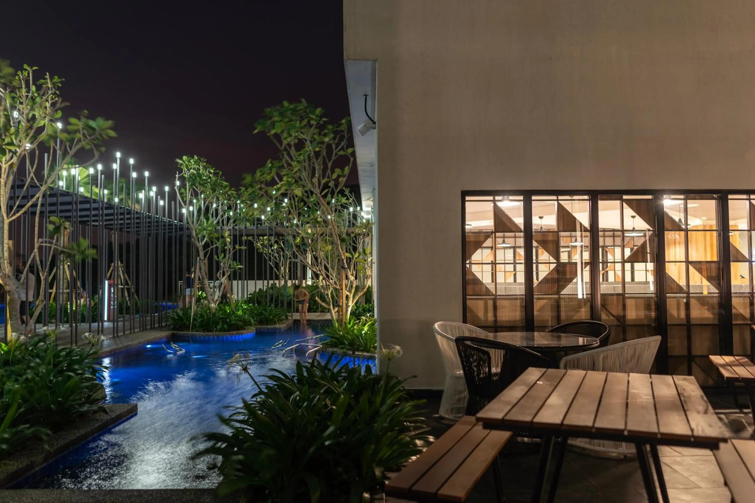 Dining area in Ramada Meridin Johor Bahru