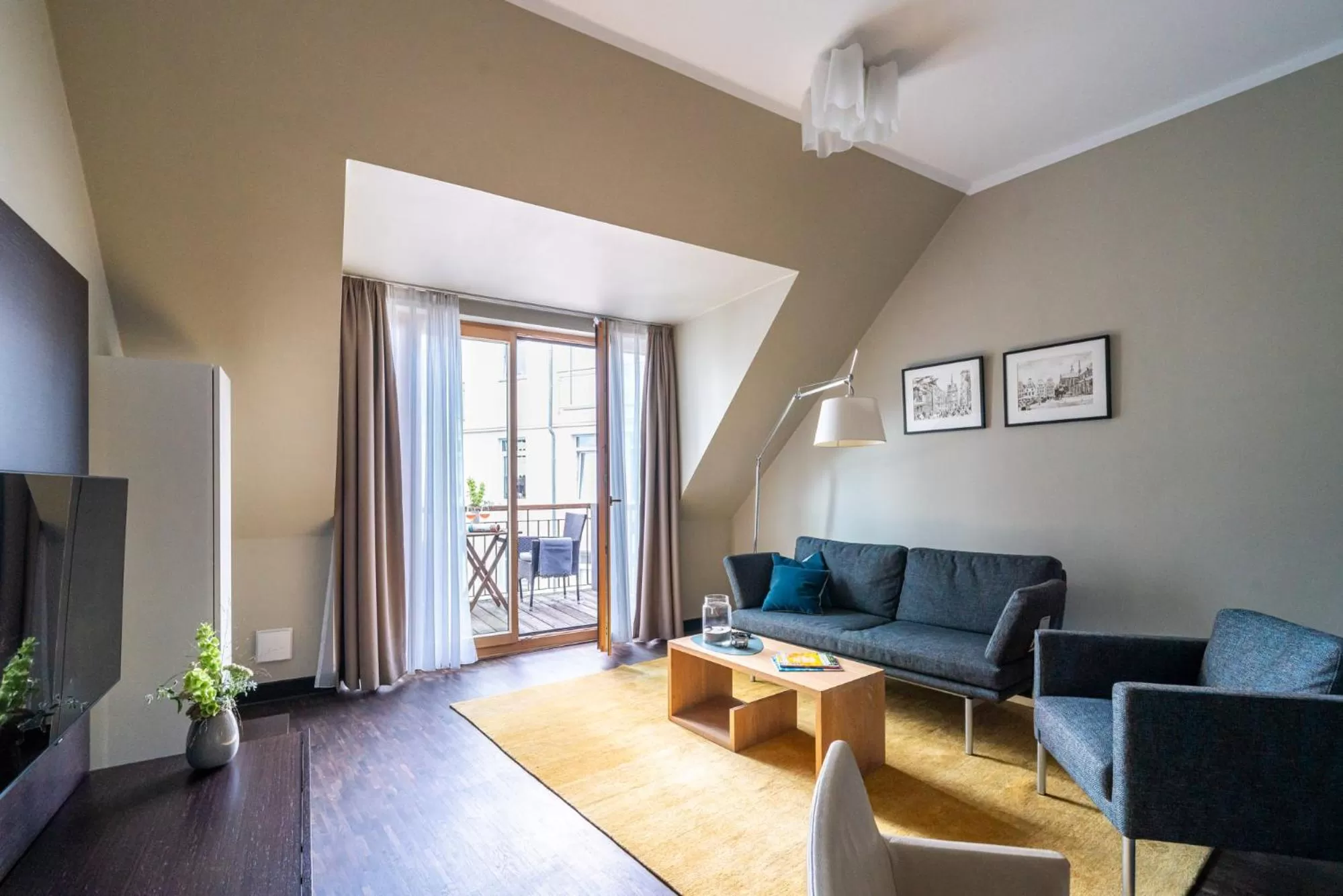 Photo of the whole room in The Green Rostock Apartment Hotel