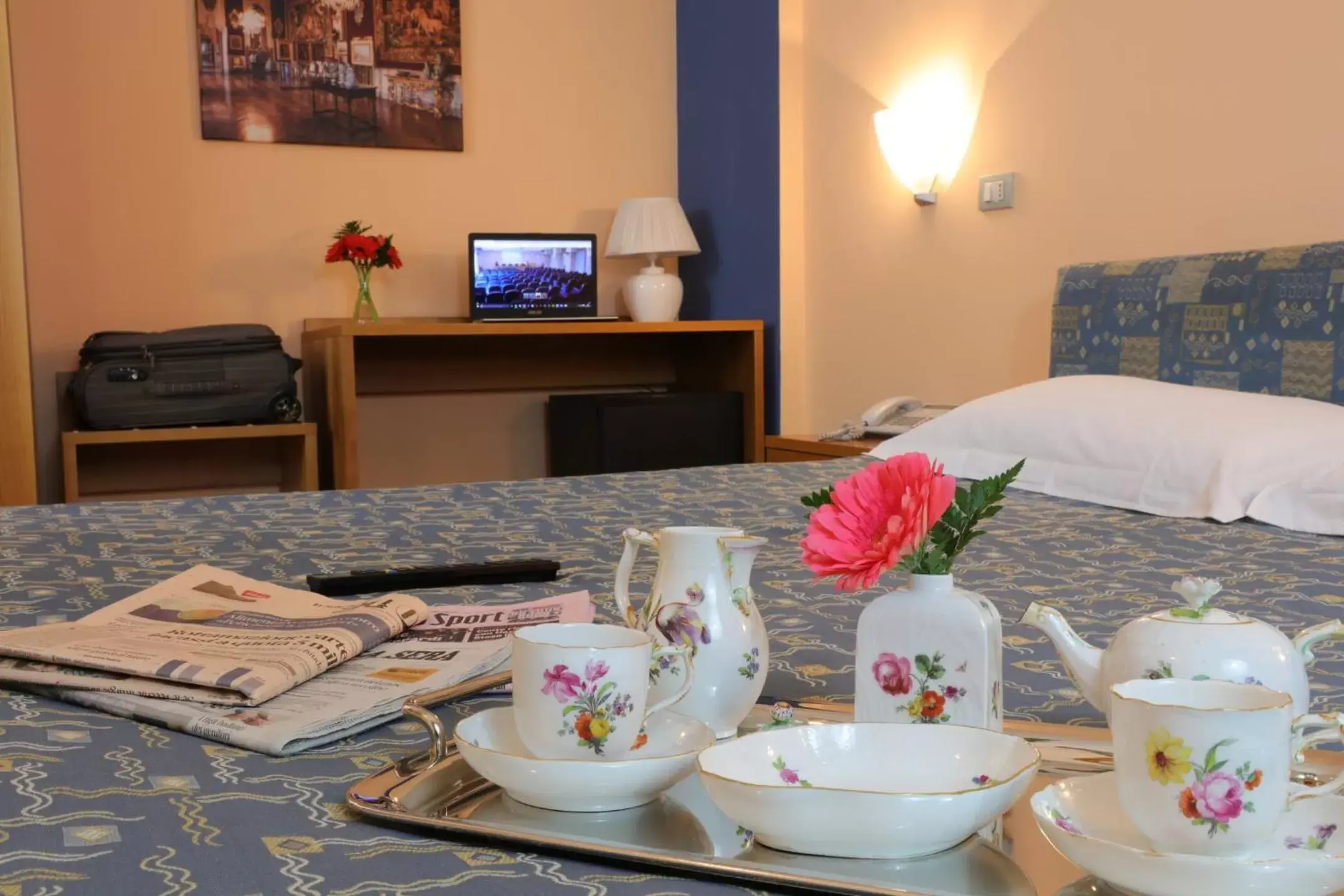 Bedroom in Villa Cagnola