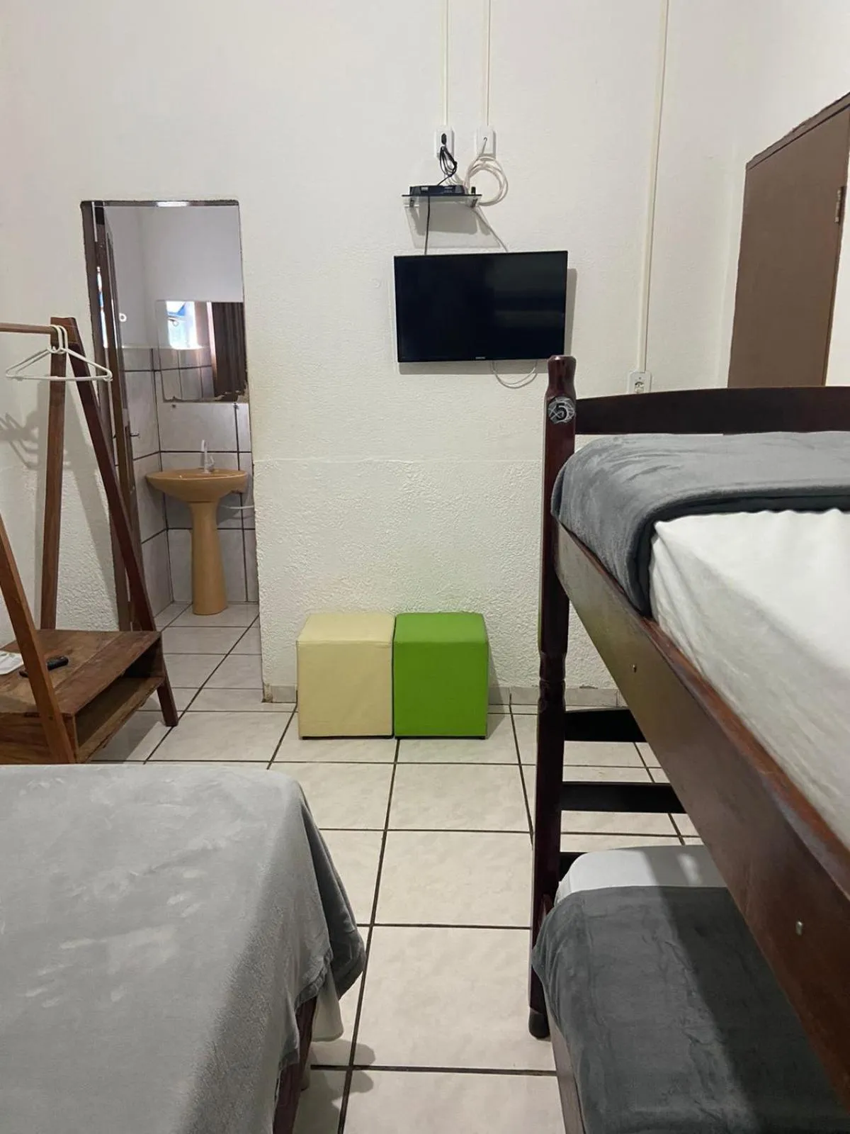 Bed in Pousada São Jorge