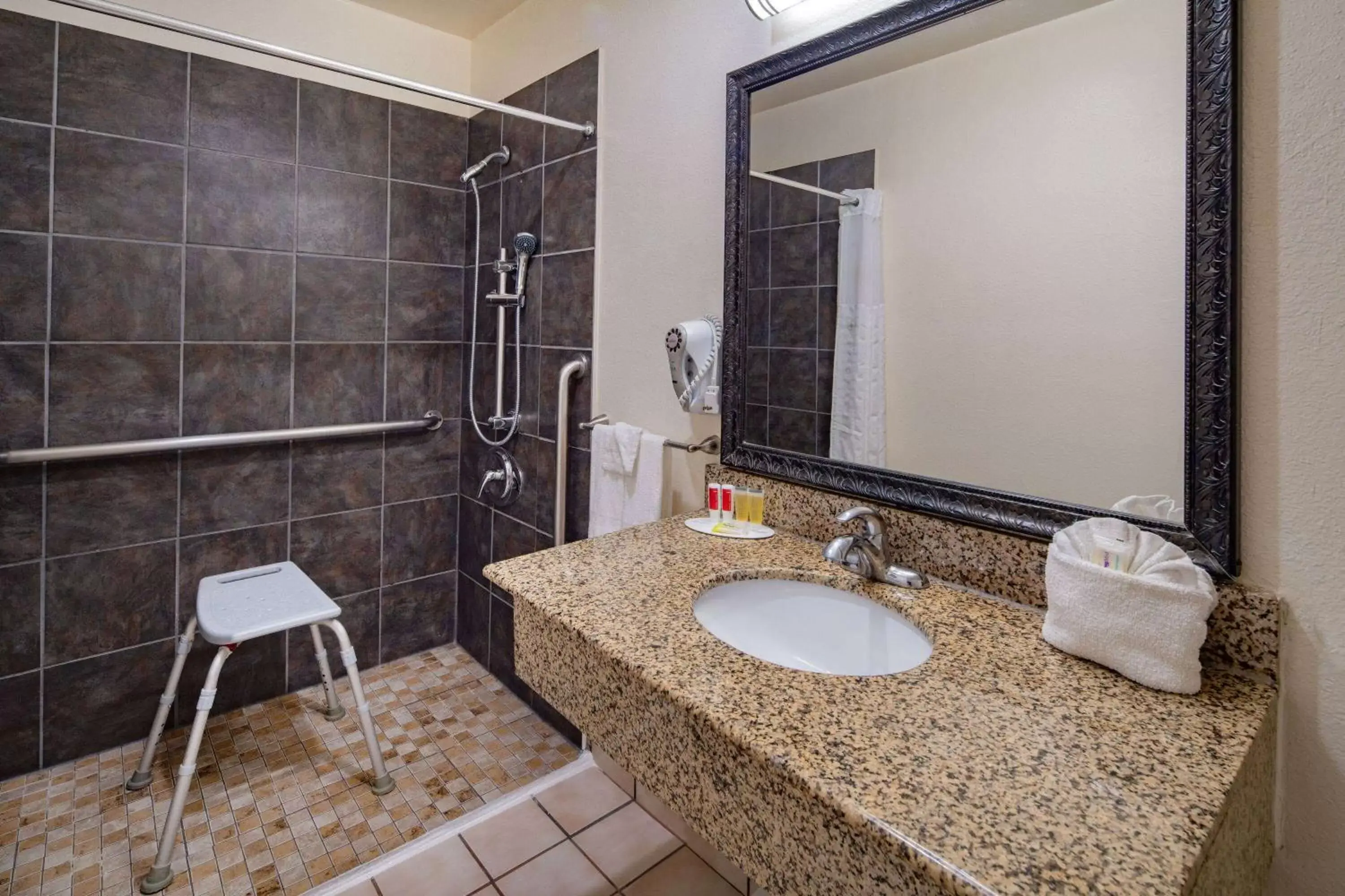 Shower, Bathroom in Super 8 by Wyndham San Diego Hotel Circle