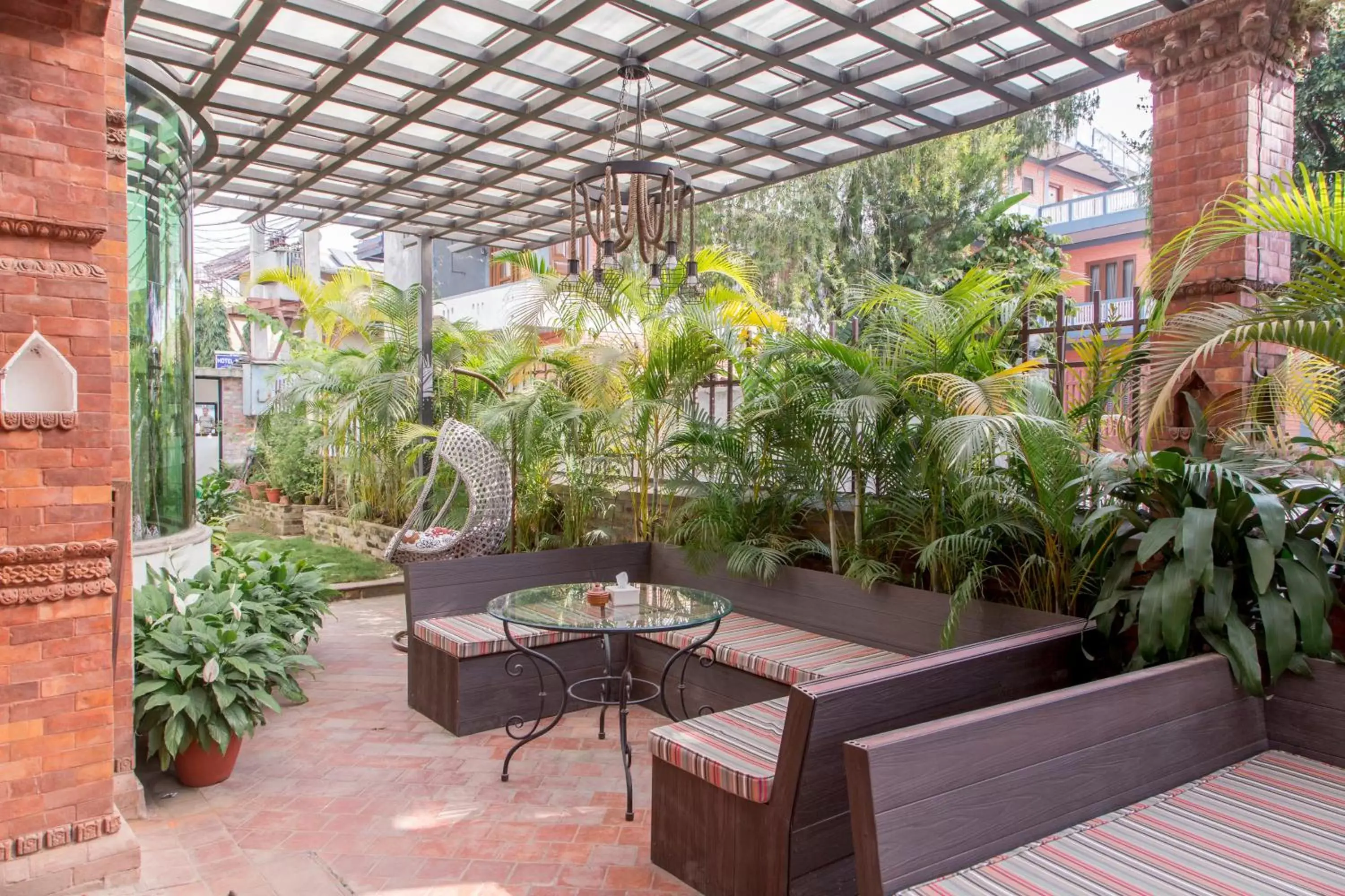 Patio in Dahlia Boutique Hotel