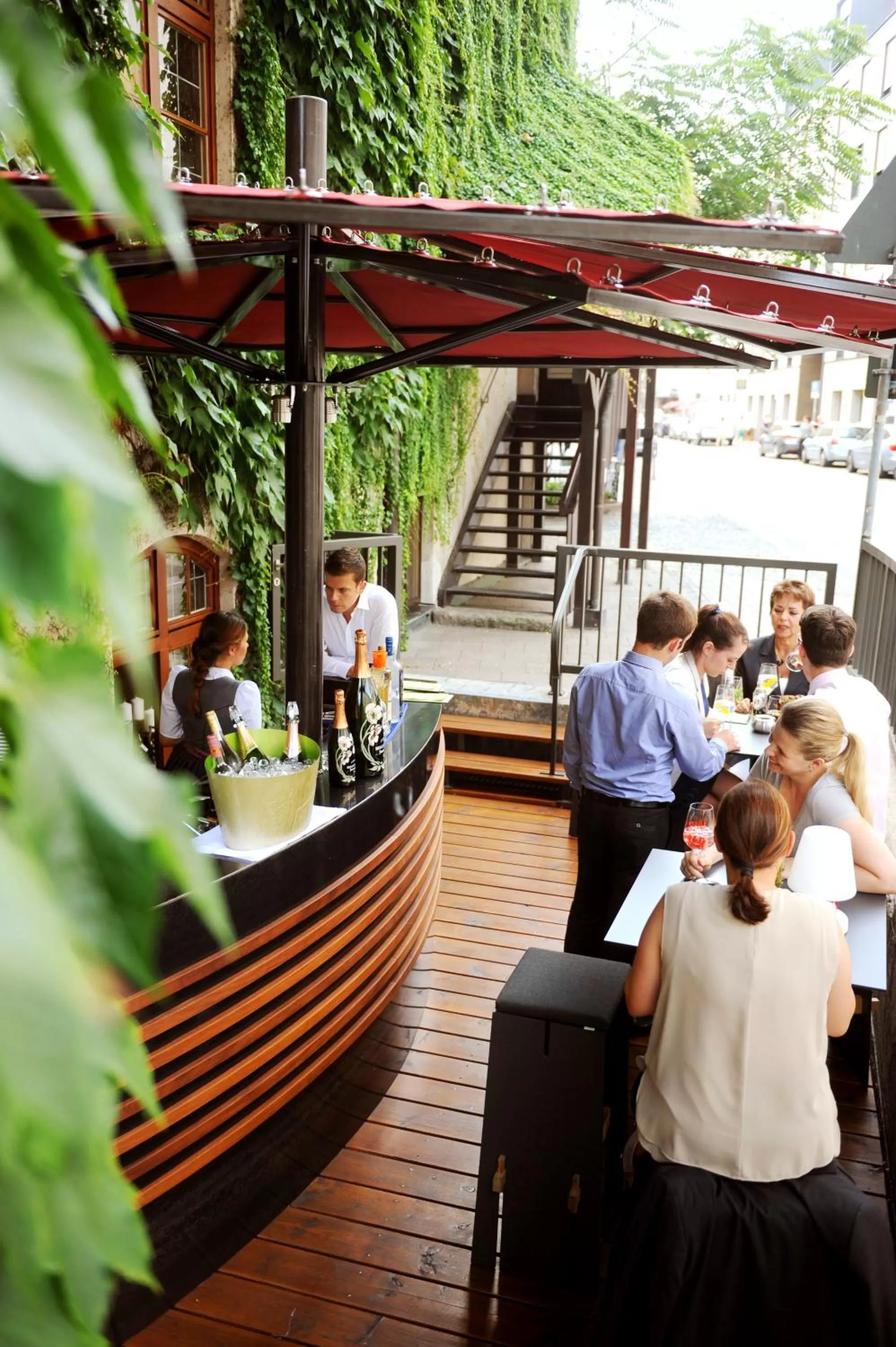 Balcony/Terrace in Platzl Hotel - Superior