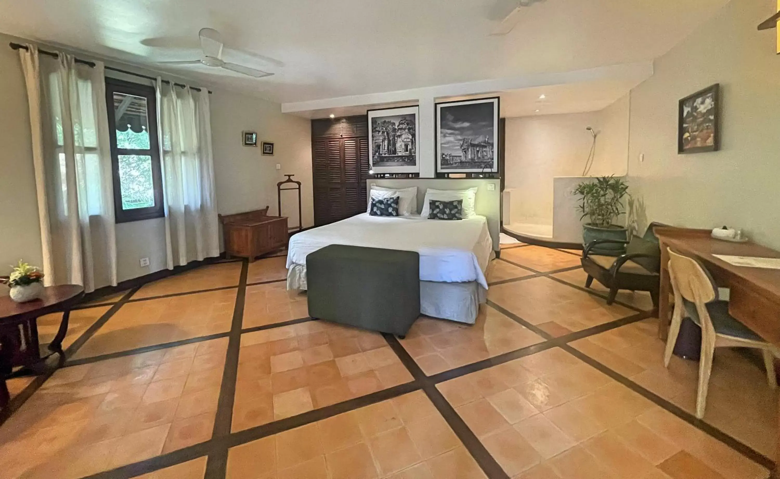 Bedroom, Dining Area in La Palmeraie D'angkor