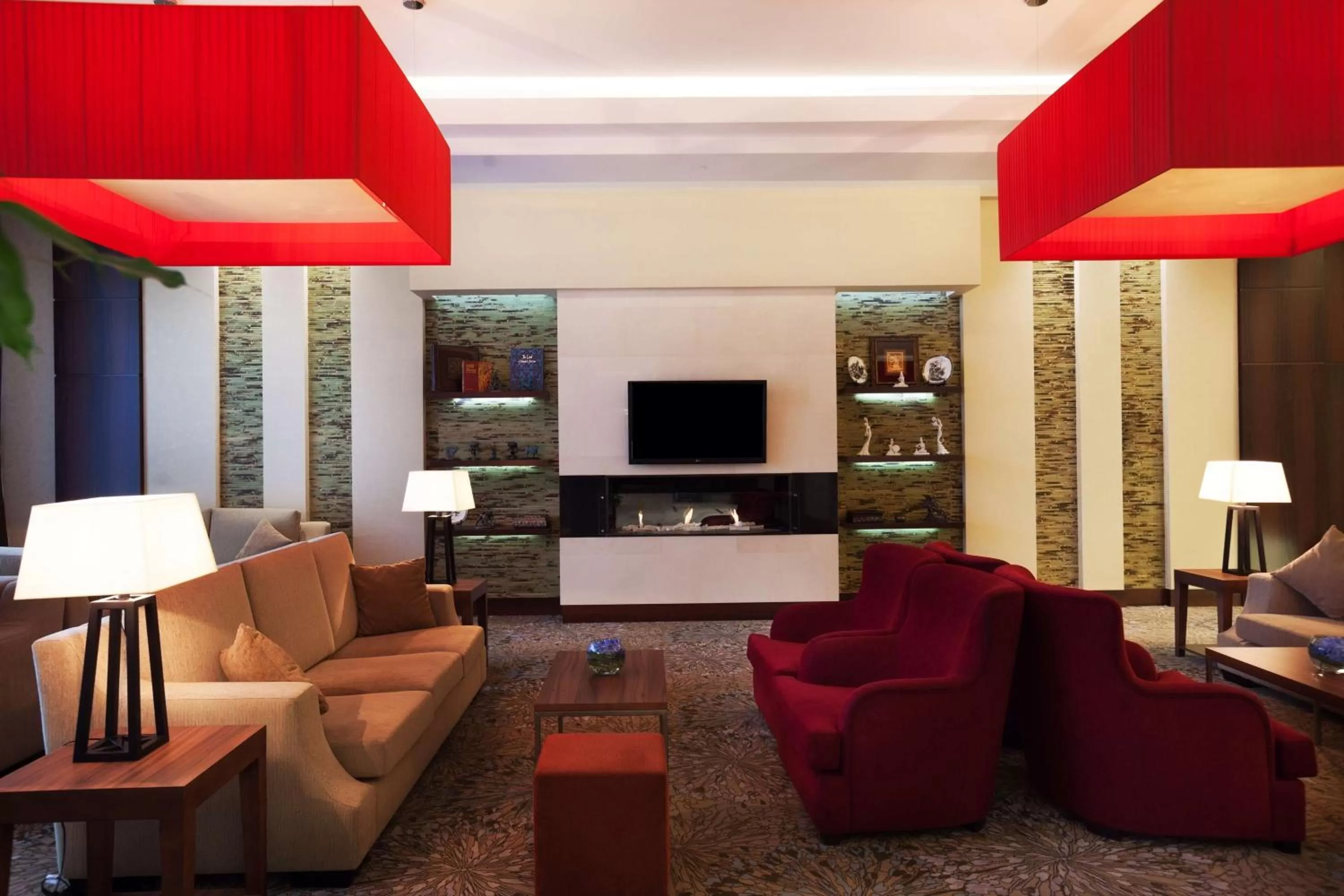 Lobby or reception in Hilton Garden Inn Astana
