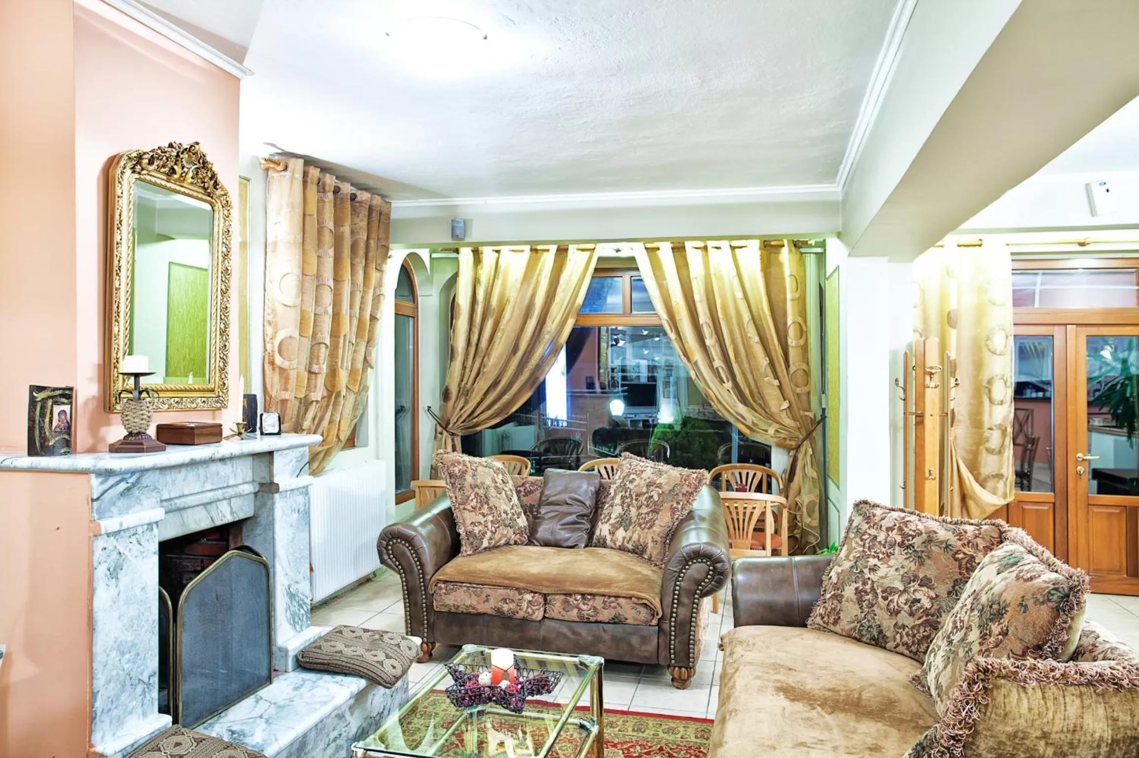 Lounge or bar in Anastassiou Hotel - Bike and motorcycle friendly hotel