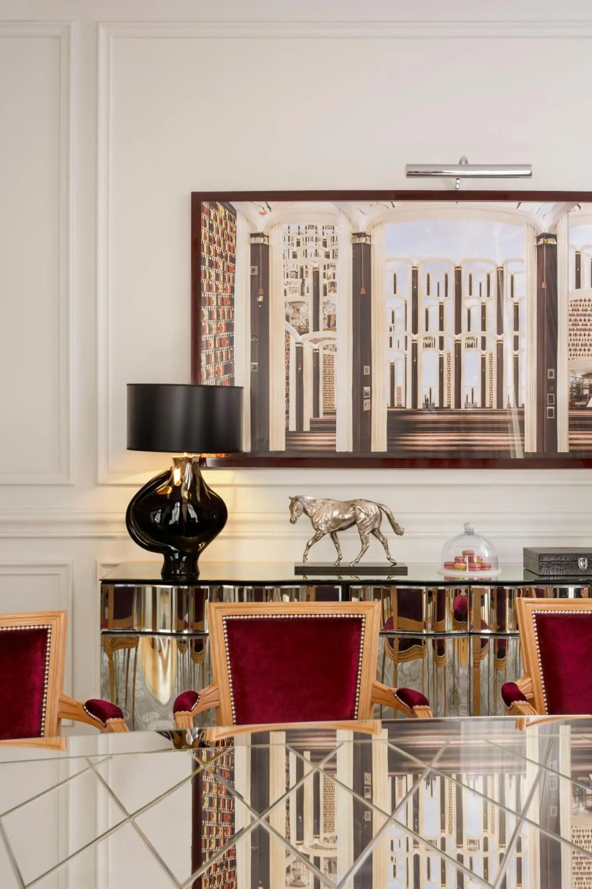 Decorative detail in Le Royal Monceau Hotel Raffles Paris