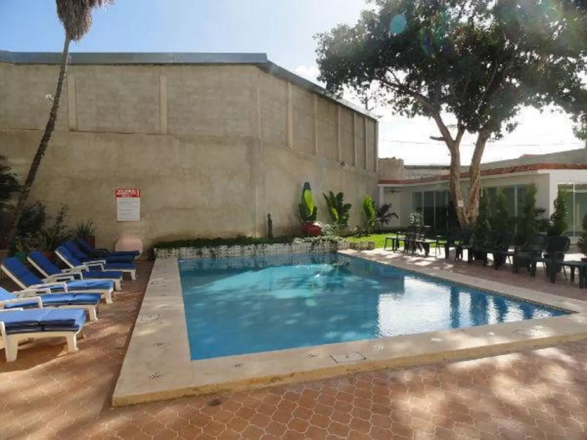 Swimming pool, Property Building in Hotel Las Dalias Inn