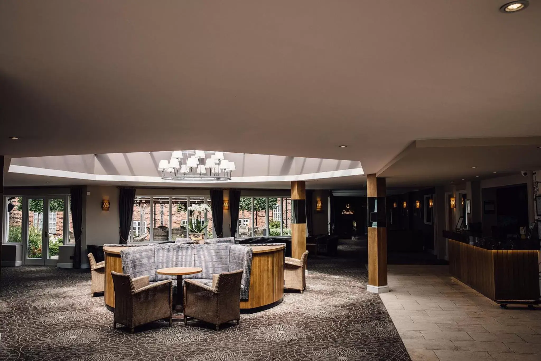 Lobby or reception in Manor House Hotel & Spa, Alsager