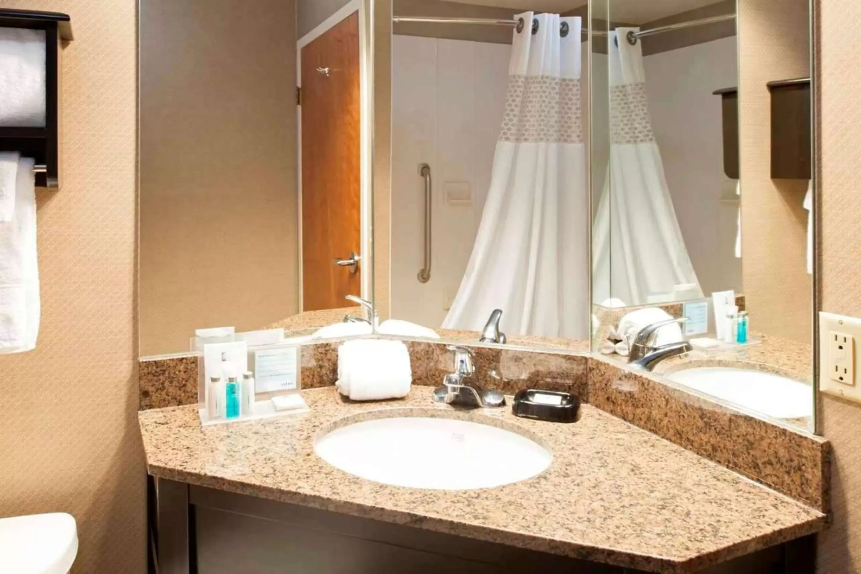 Bathroom in SureStay Plus Hotel by Best Western Stevensville St Joseph