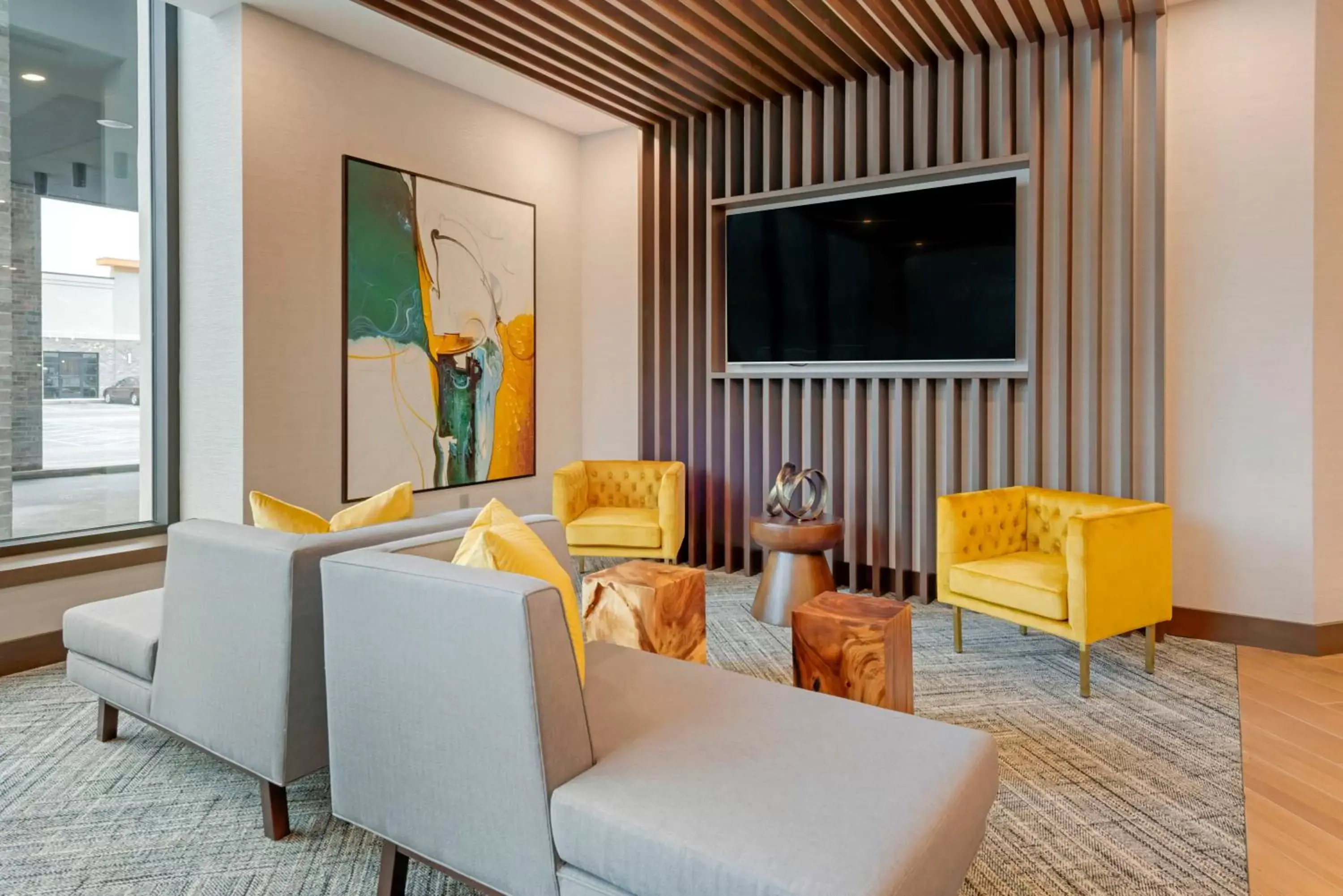 Lobby or reception, Seating Area in Cambria Hotel Detroit-Shelby Township