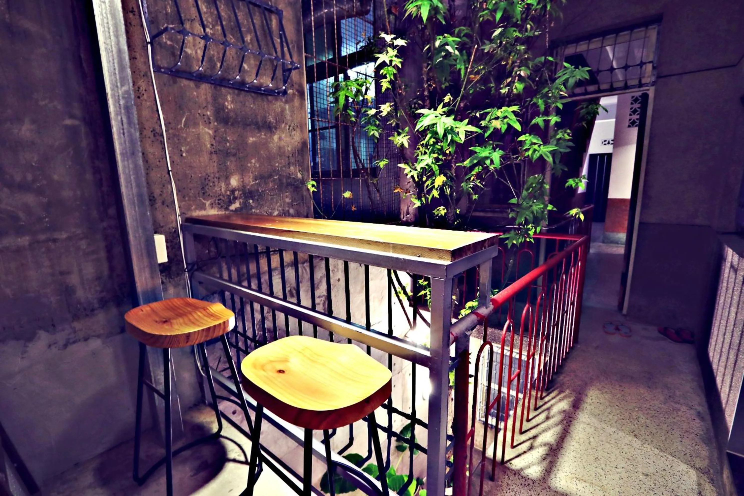 Patio in Chung Fu Inn