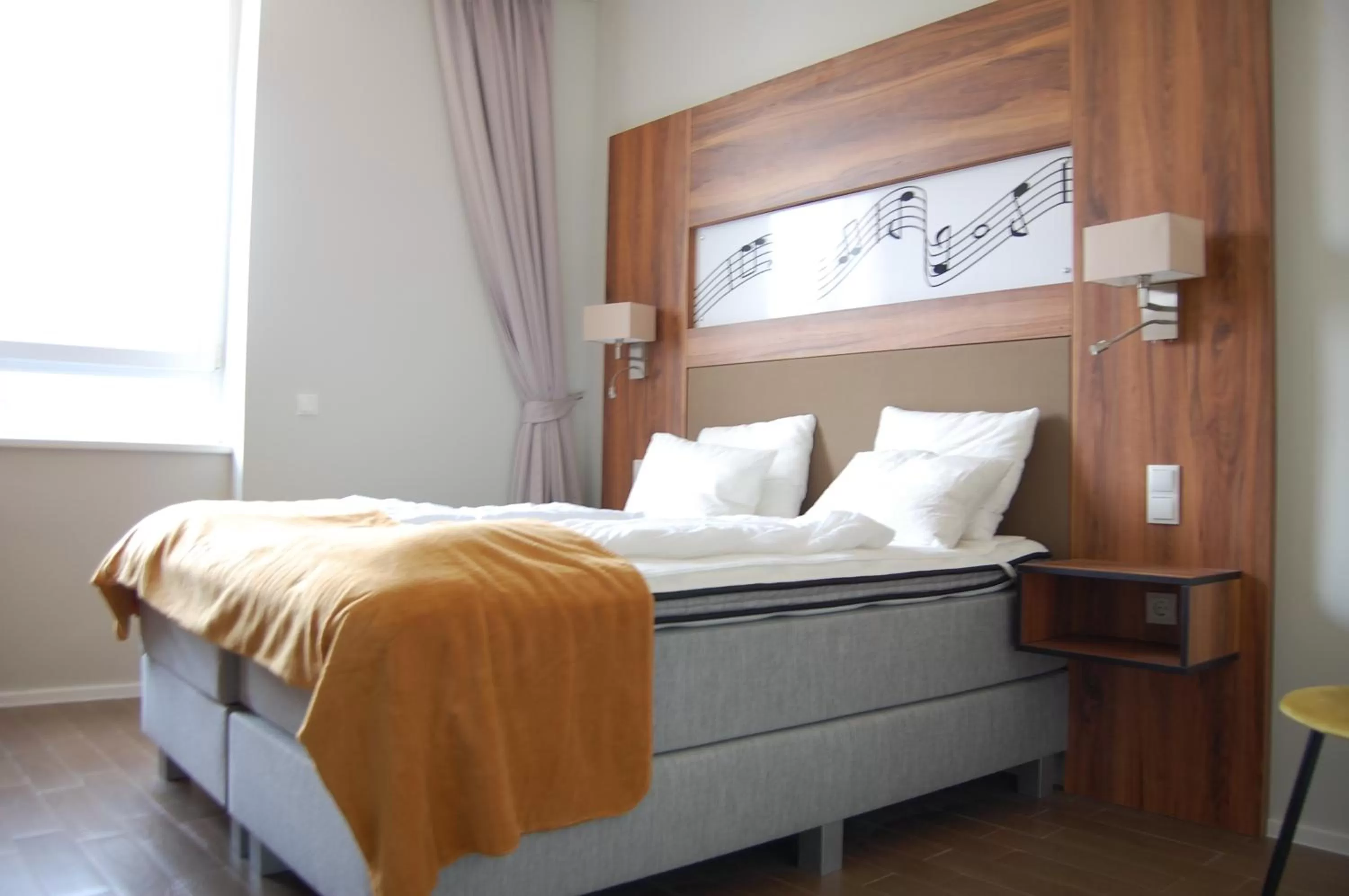 Bed in Apollo Hotel Vienna