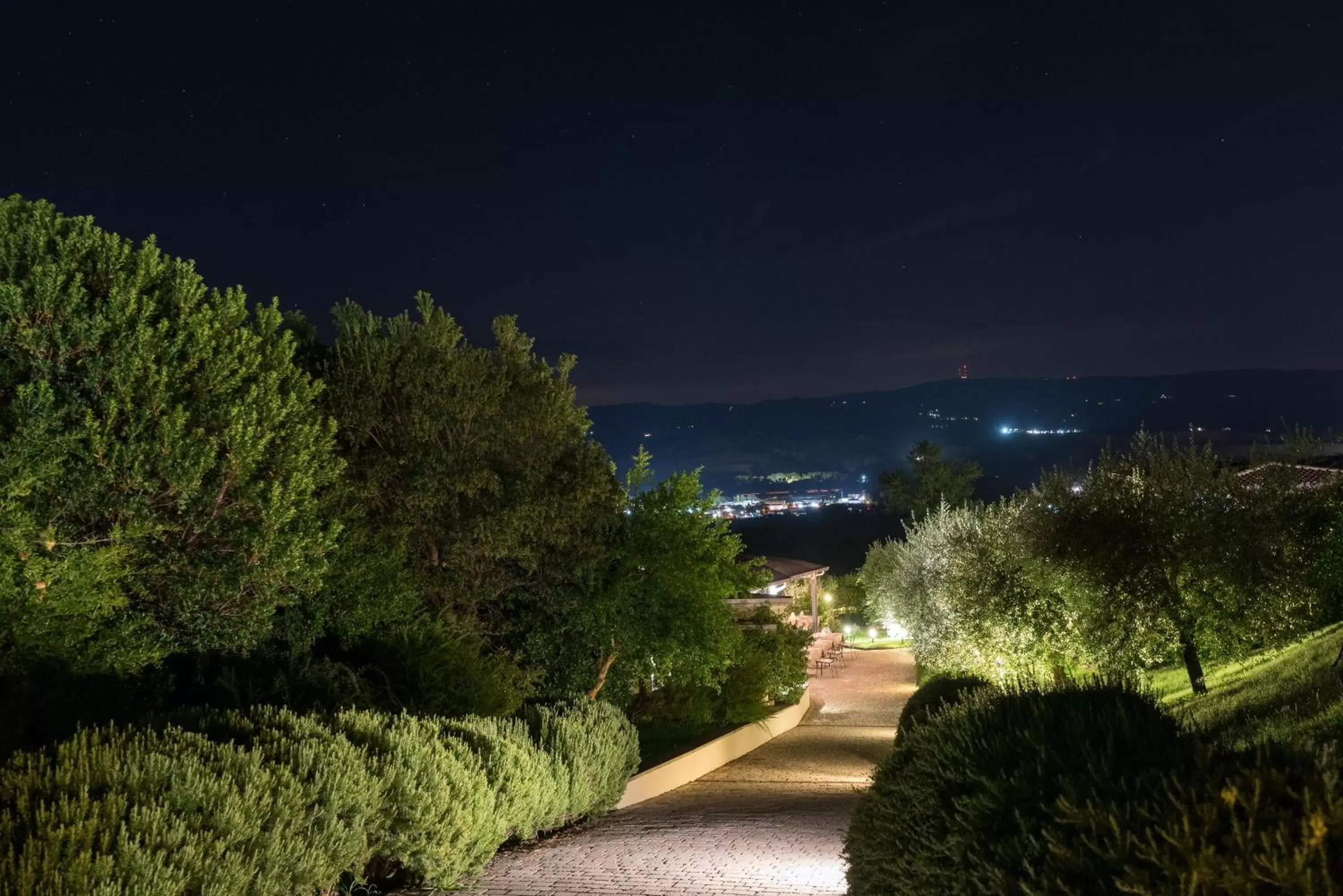 Inner courtyard view in Altarocca Wine Resort Adults Only