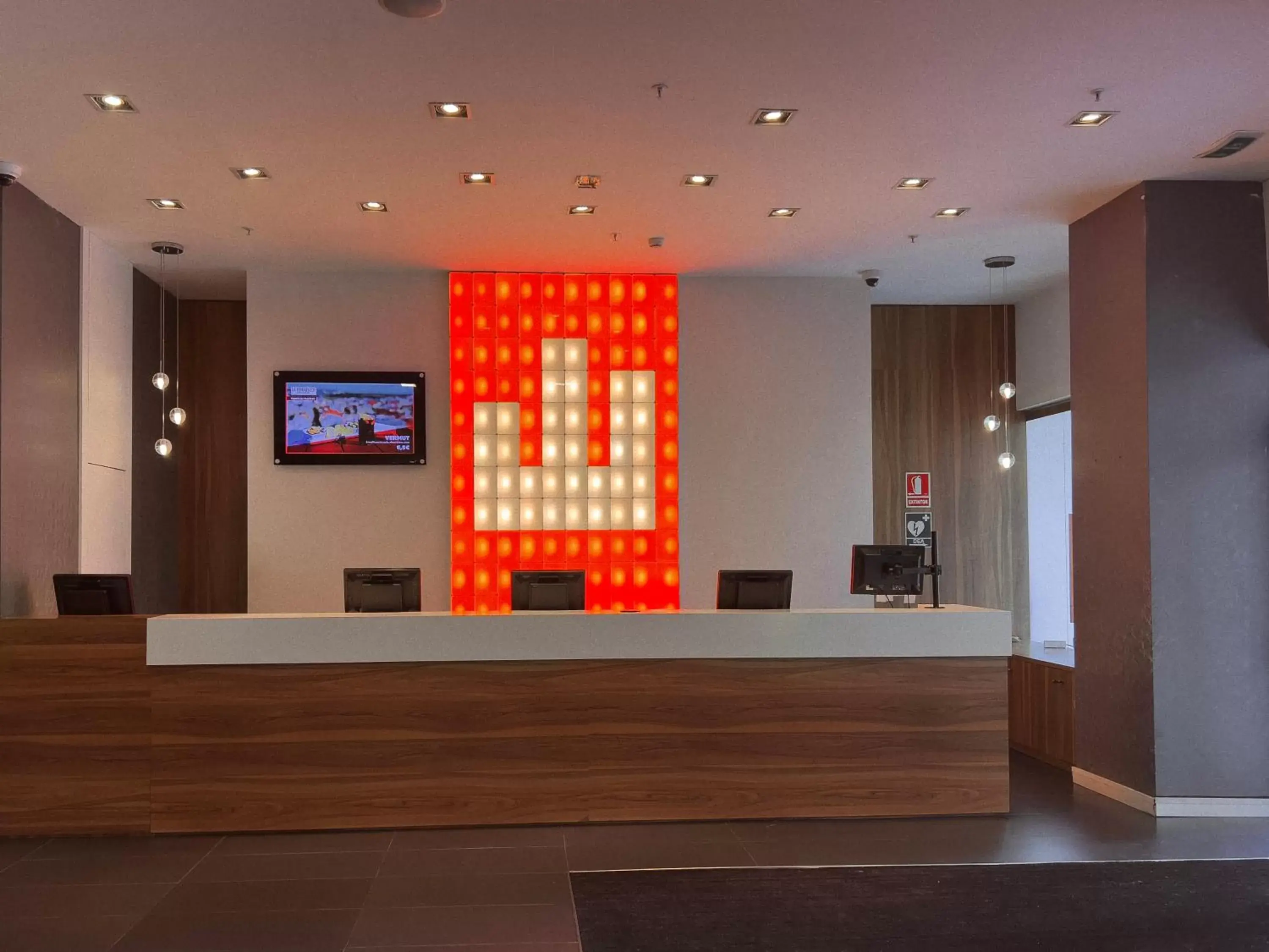 Property building, Lobby/Reception in Expo Hotel Barcelona