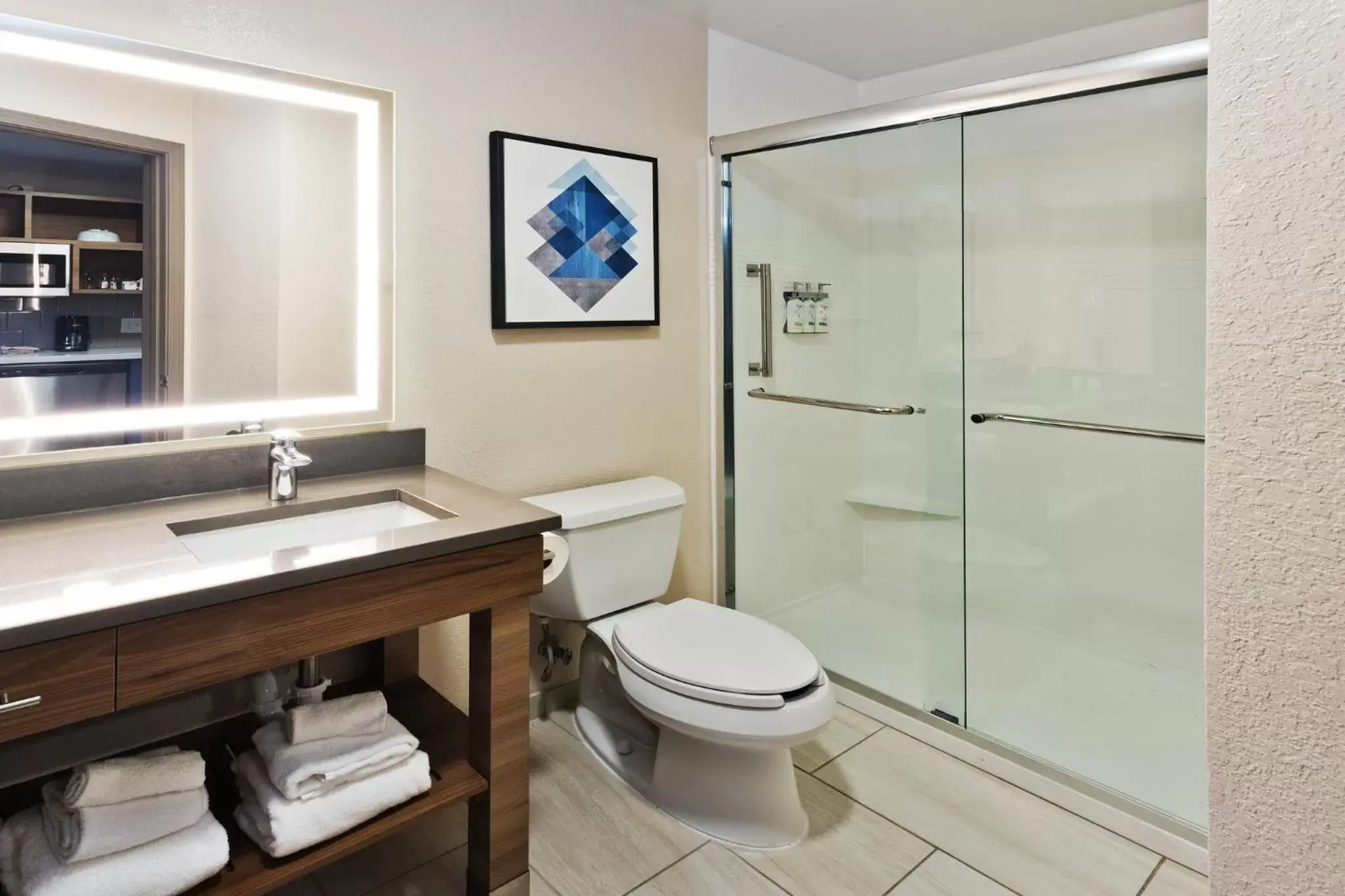 Bathroom in Candlewood Suites Eastchase Park, an IHG Hotel